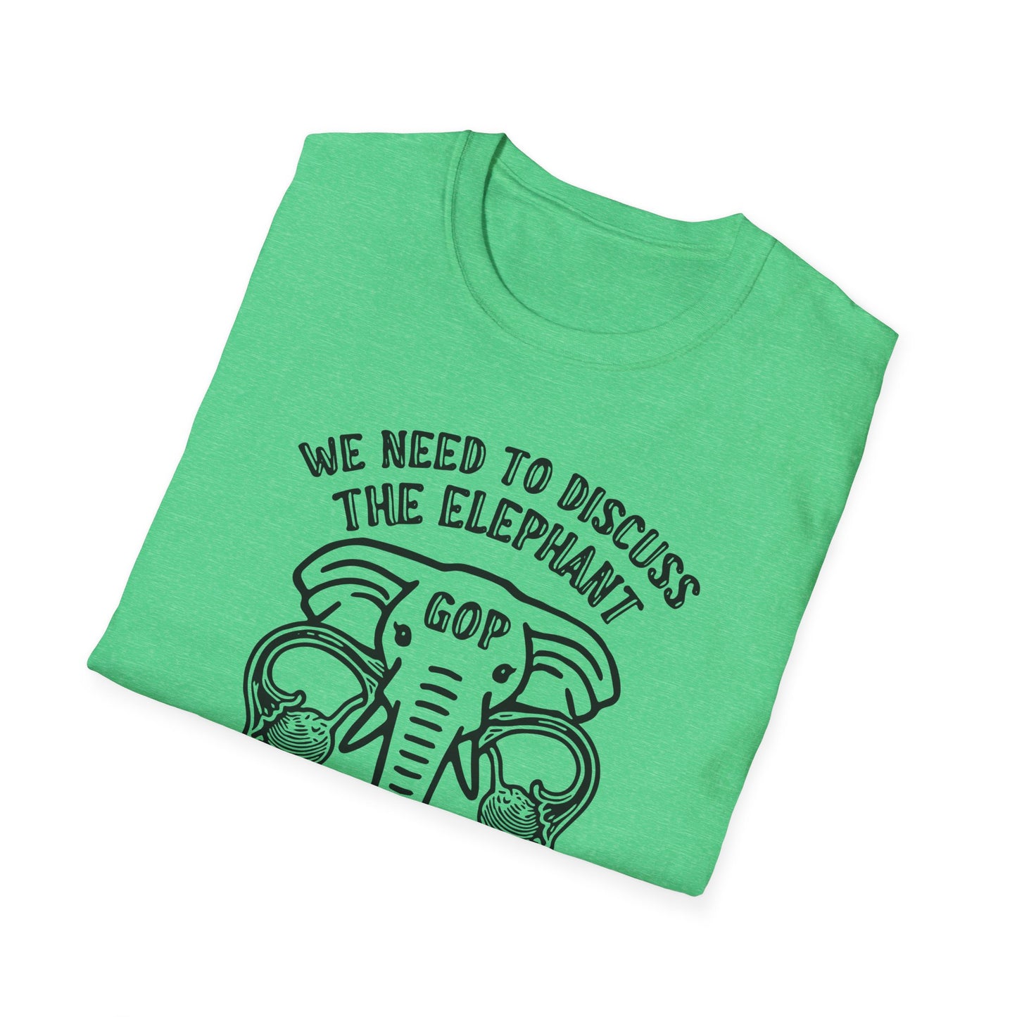 "Elephant in the Womb" Unisex Softstyle T-shirt