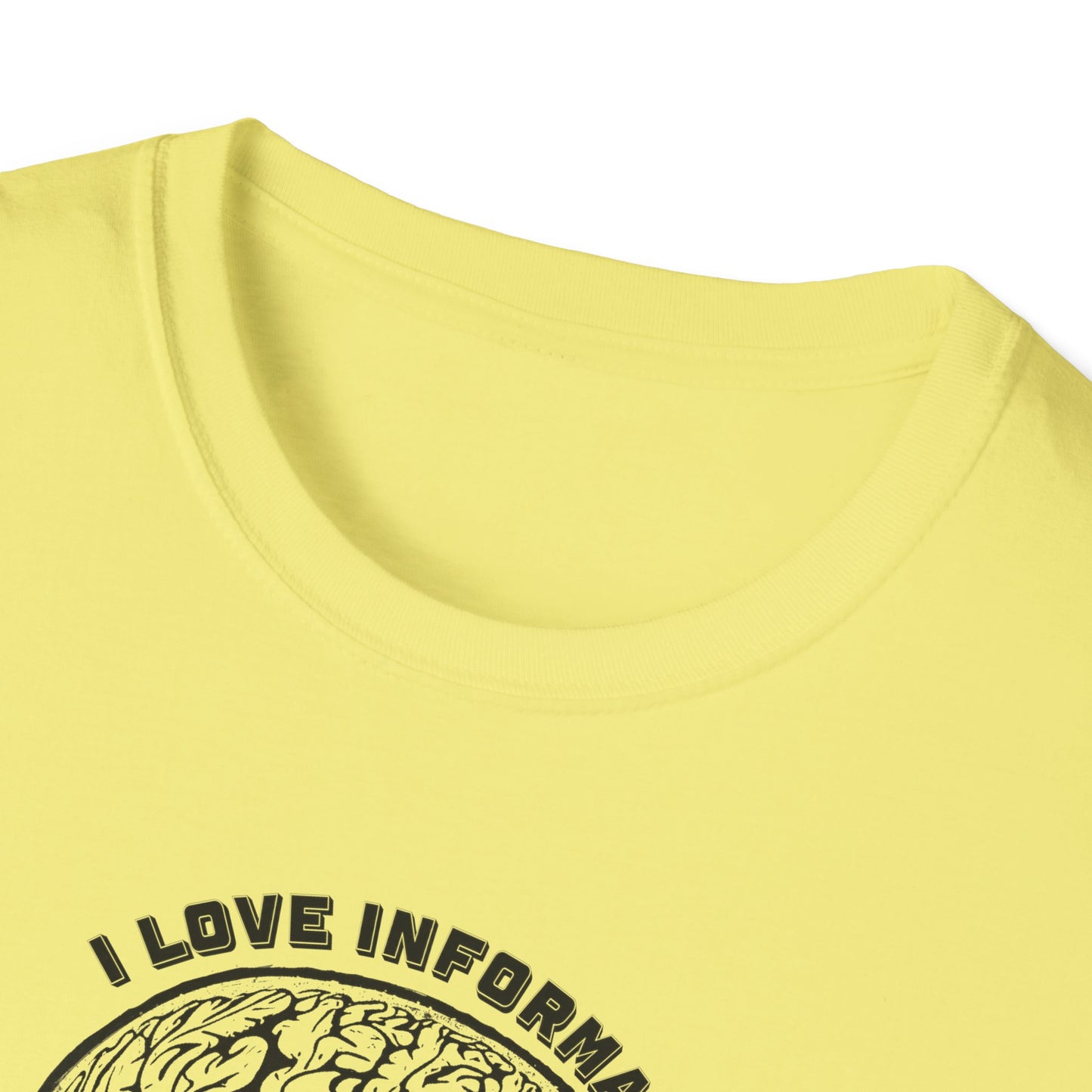 "I Love Information" Unisex Softstyle T-shirt