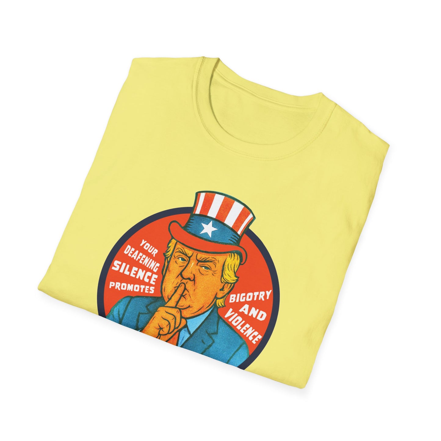 Silence Promotes Violence : Unisex Softstyle T-shirt