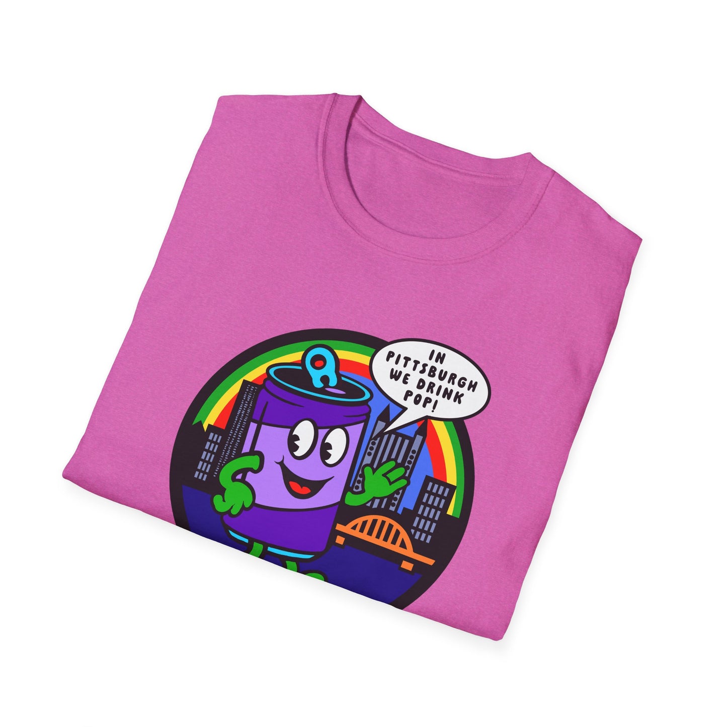 Pittsburgh POP Culture / Pittsburghese: Unisex Softstyle T-Shirt