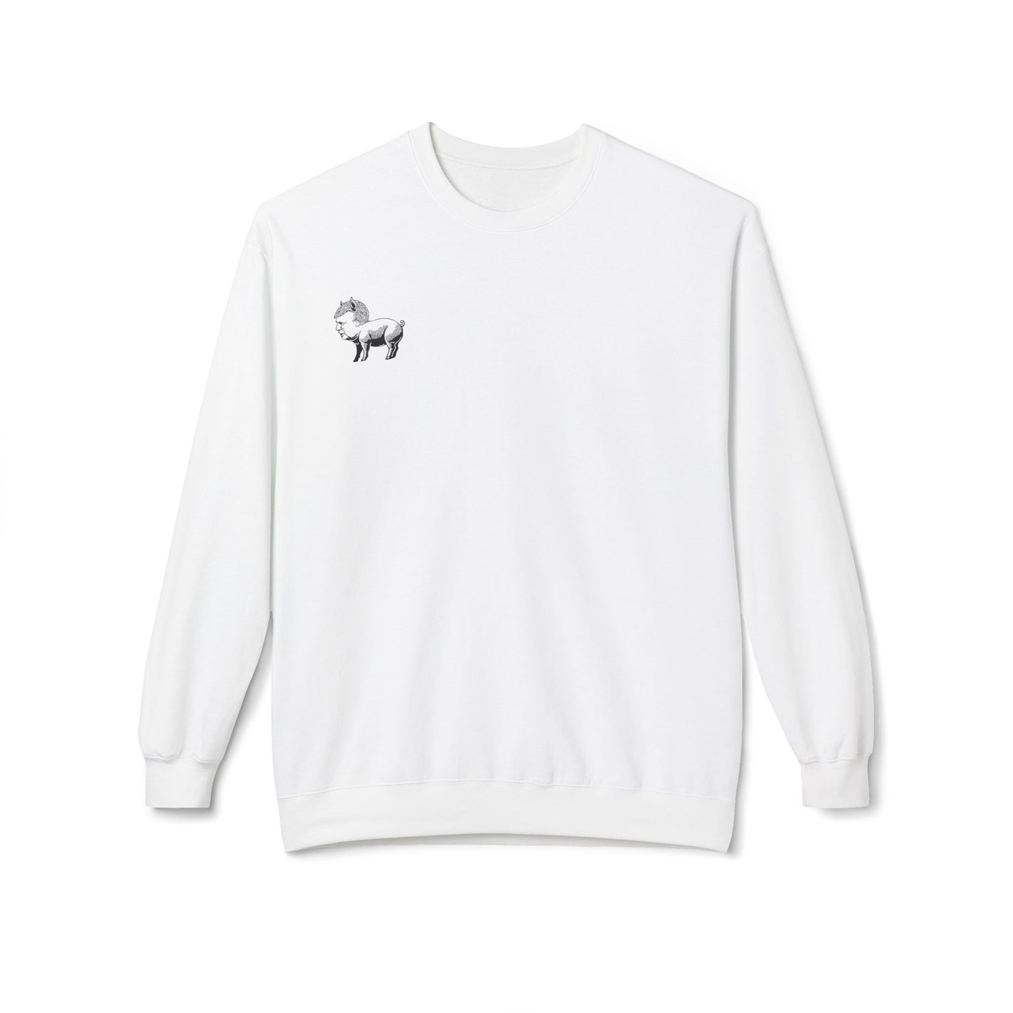 Animal Farm Orwellian Nightmare – Political Satire : Unisex  Sweatshirt with Double-Sided Design