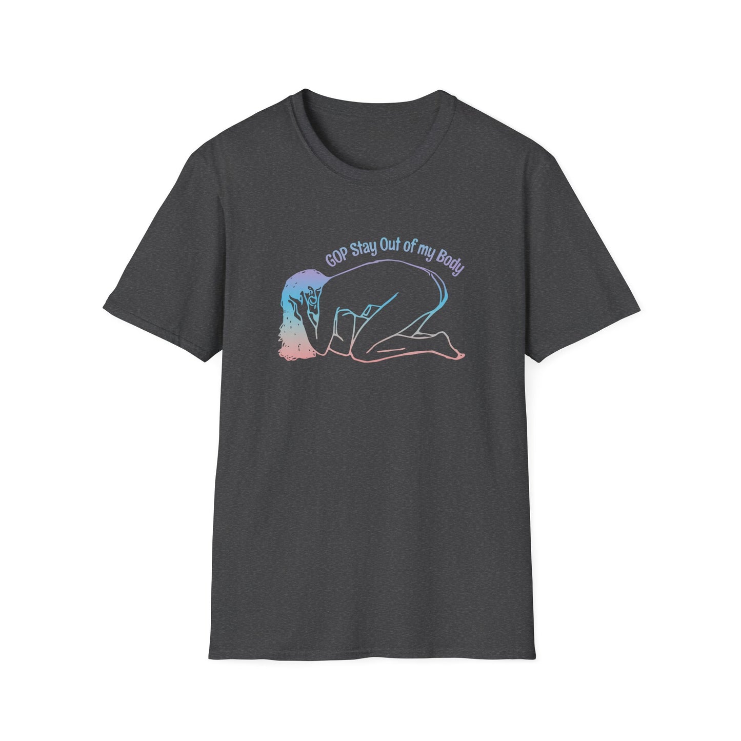 G.O.P. Stay out of my Body! : Unisex Softstyle T-Shirt