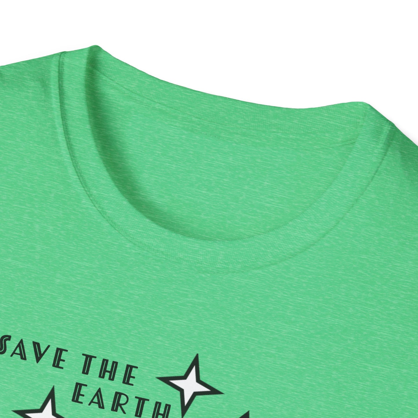 "Save the Earth" Anti-natalist Unisex Softstyle T-shirt