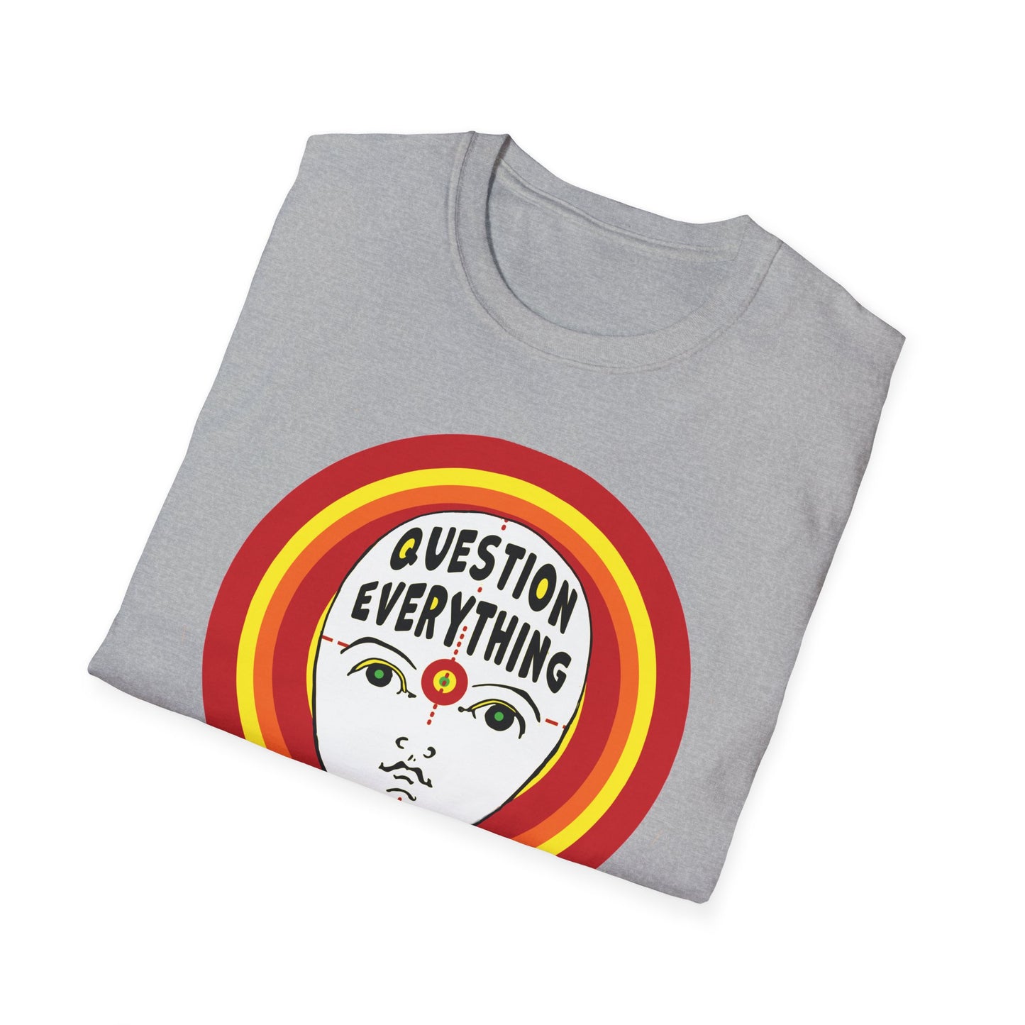 Question Everything : Unisex Softstyle T-Shirt