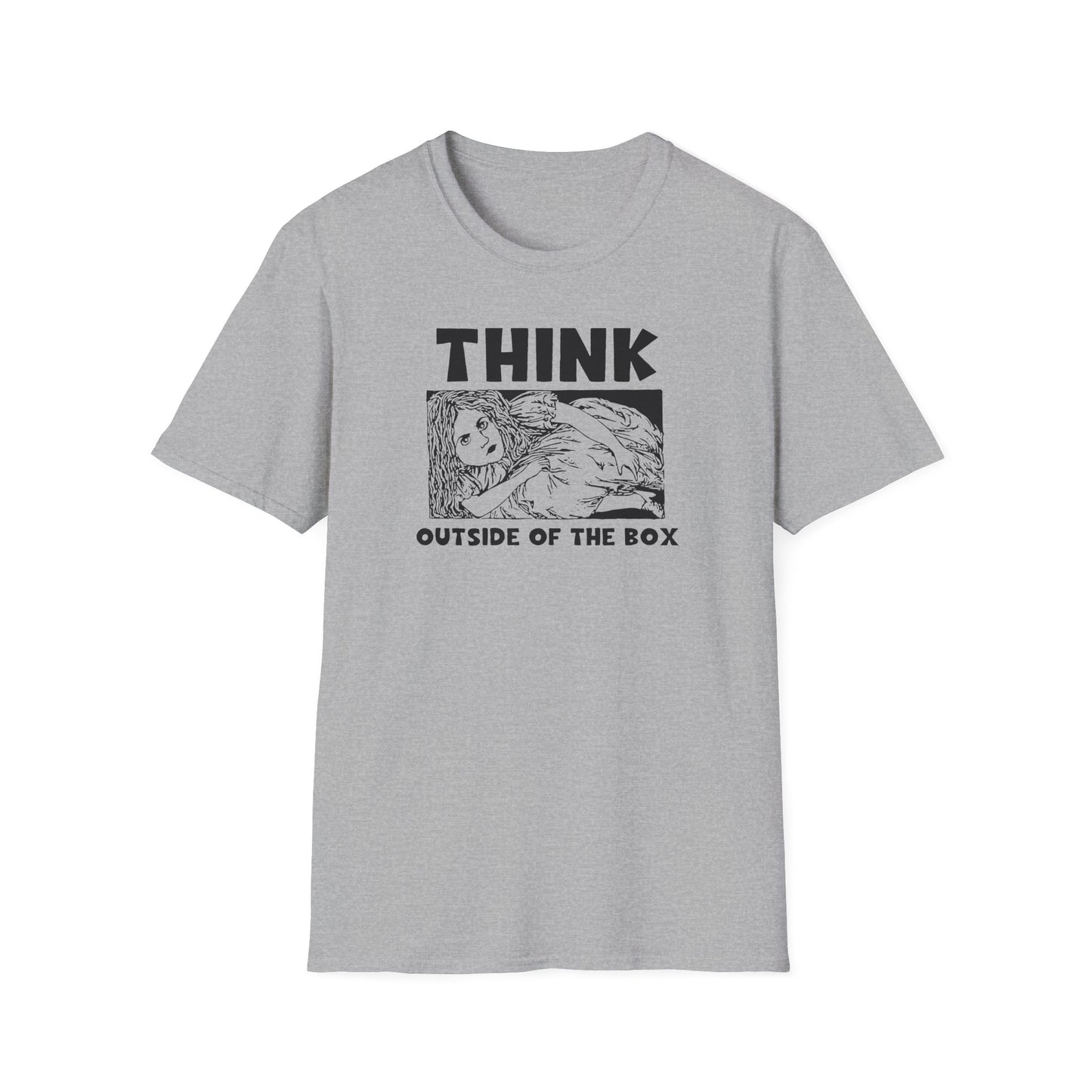 “Think Outside of the Box” Unisex Softstyle T-Shirt