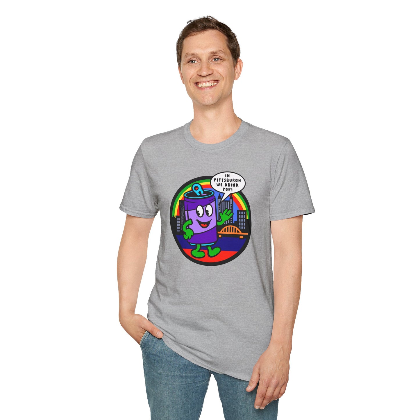 Pittsburgh POP Culture / Pittsburghese: Unisex Softstyle T-Shirt
