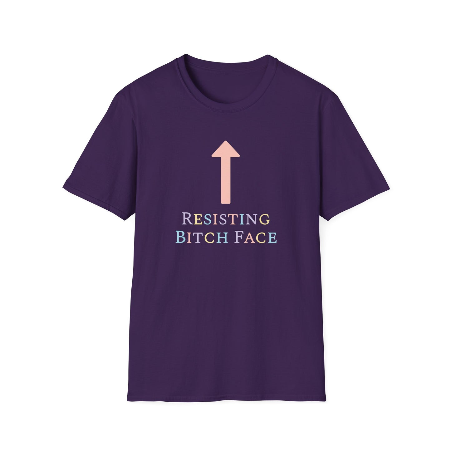 "Resisting Bitch Face" Unisex Softstyle T-shirt