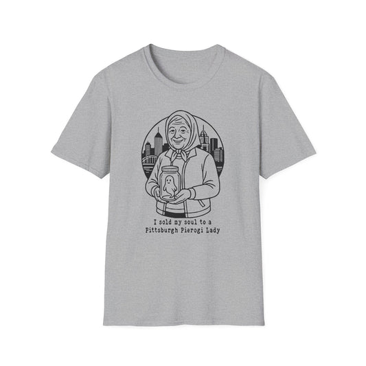 Pittsburgh Pierogi Lady : Unisex Softstyle T-shirt