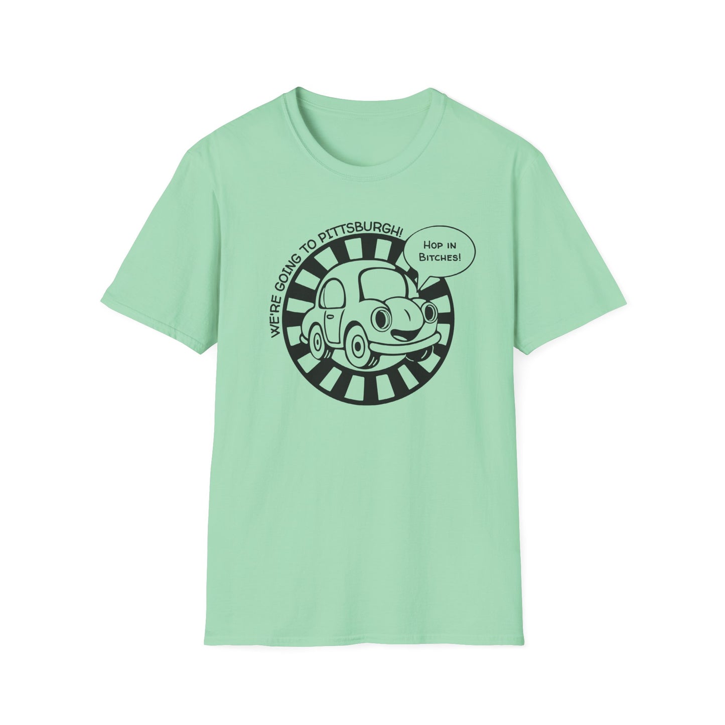 Pittsburgh Roadtrip Adventure / Pittsburgh or Bust : Unisex SoftStyle T-shirt