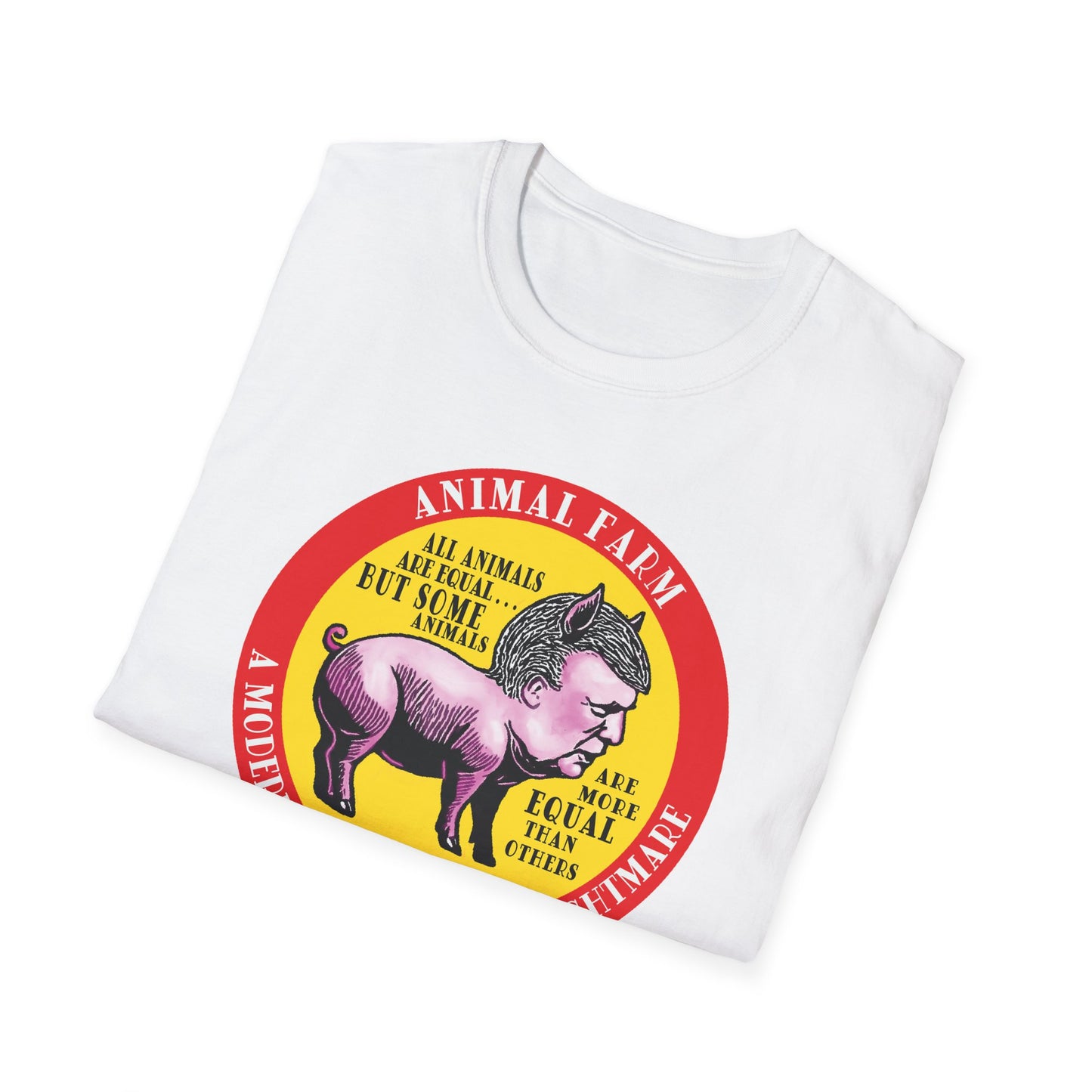 Orwellian Nightmare : Unisex Softstyle T-Shirt