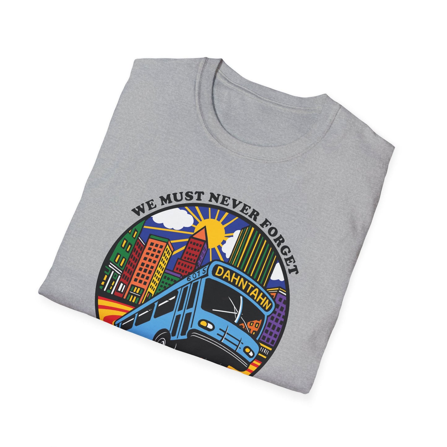 Pittsburgh Sinkhole Bus Unisex Softstyle T-shirt