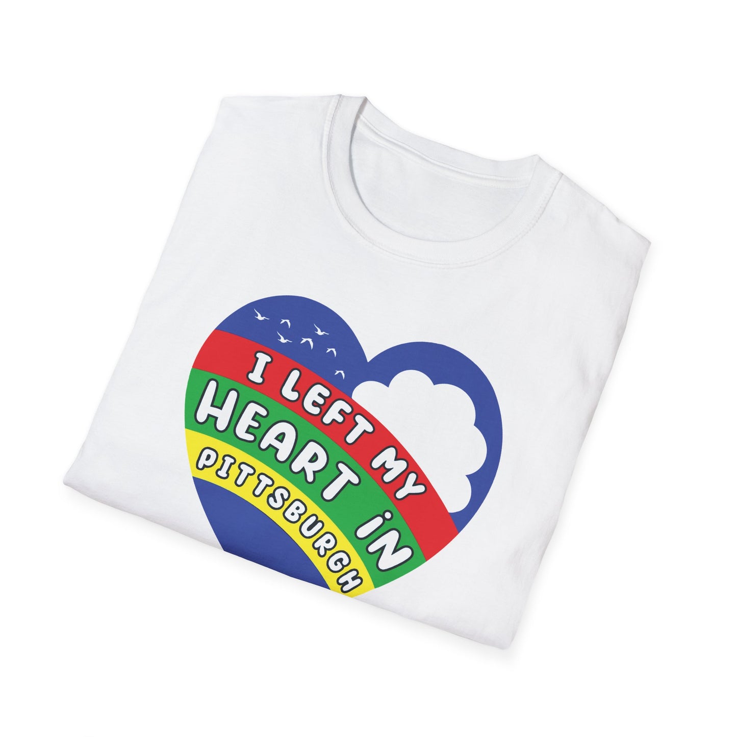 I Left My Heart in Pittsburgh : Unisex Softstyle T-Shirt