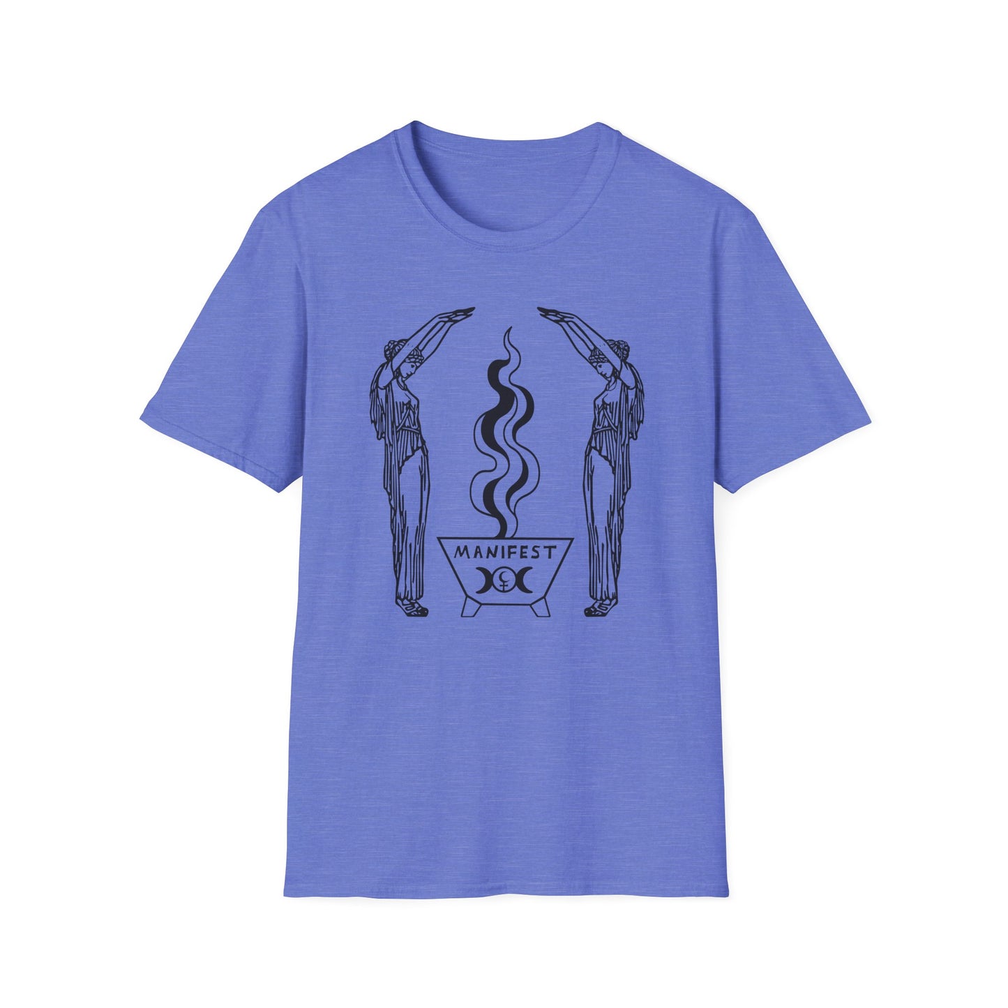 Feminist Witchy Vibes / Occult MANIFEST : Unisex Softstyle T-Shirt
