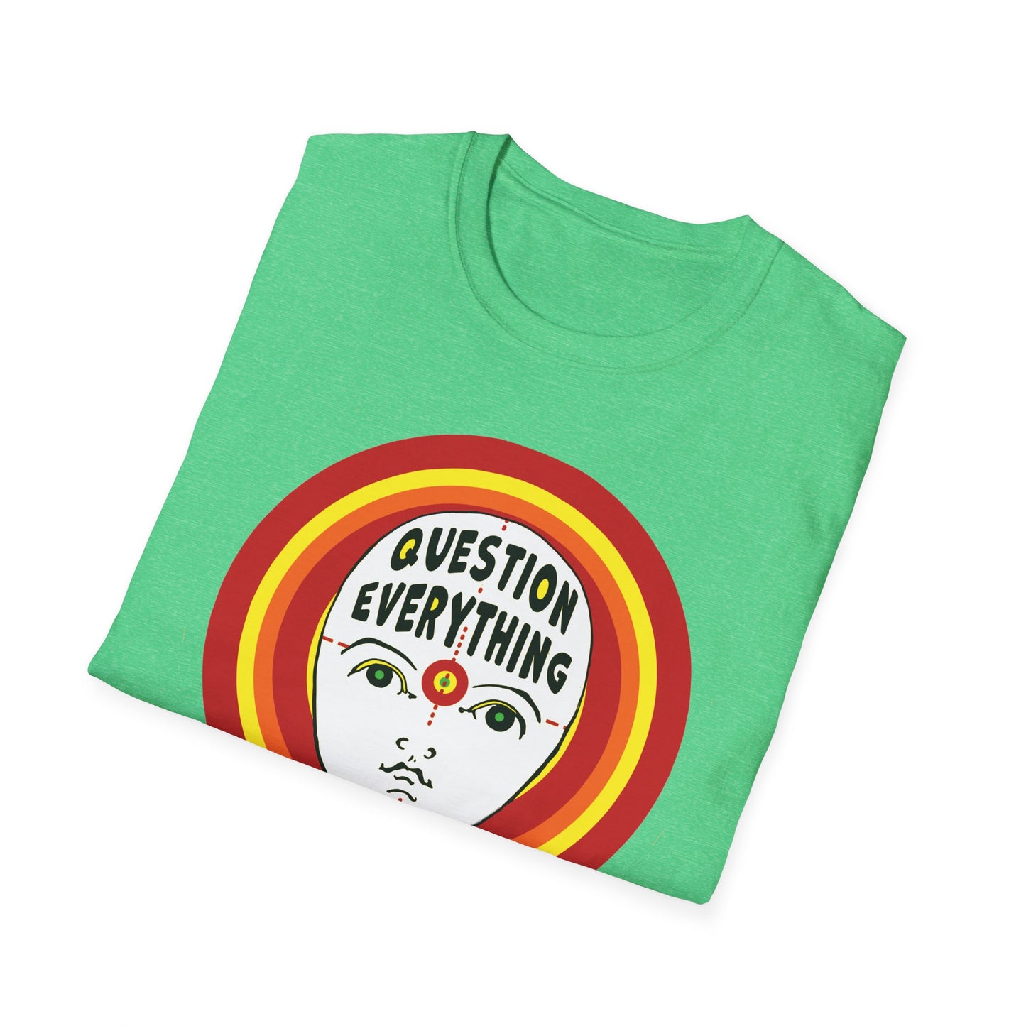 Question Everything : Unisex Softstyle T-Shirt