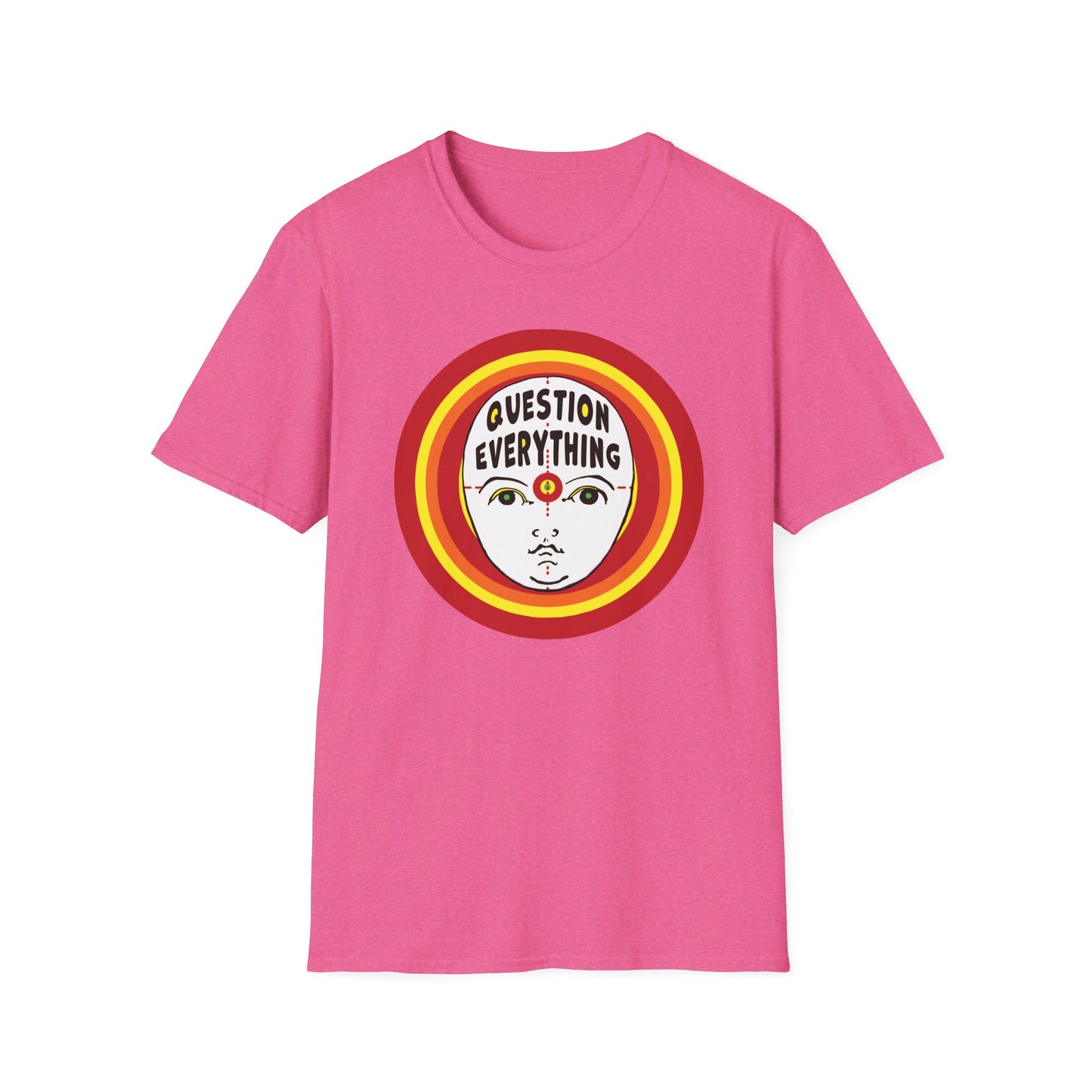 Question Everything : Unisex Softstyle T-Shirt