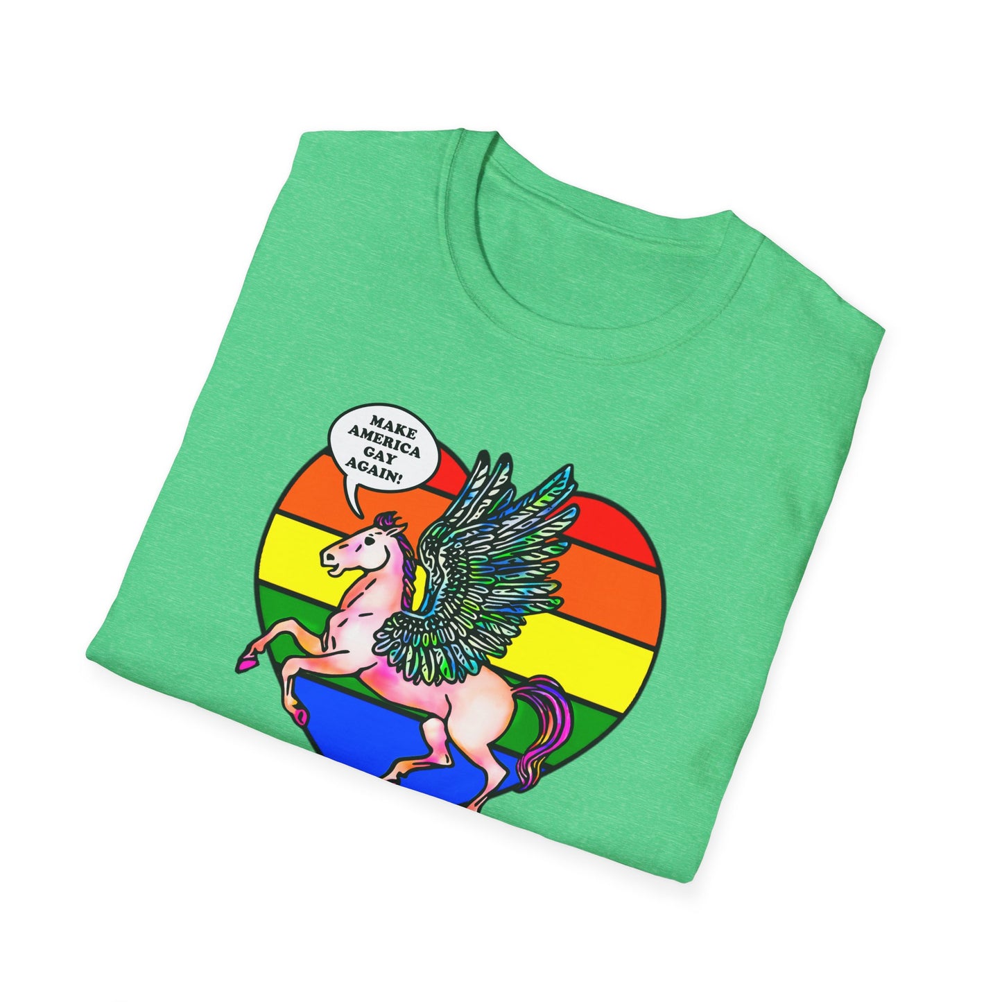 Make America Gay Again! : Unisex Softstyle T-shirt