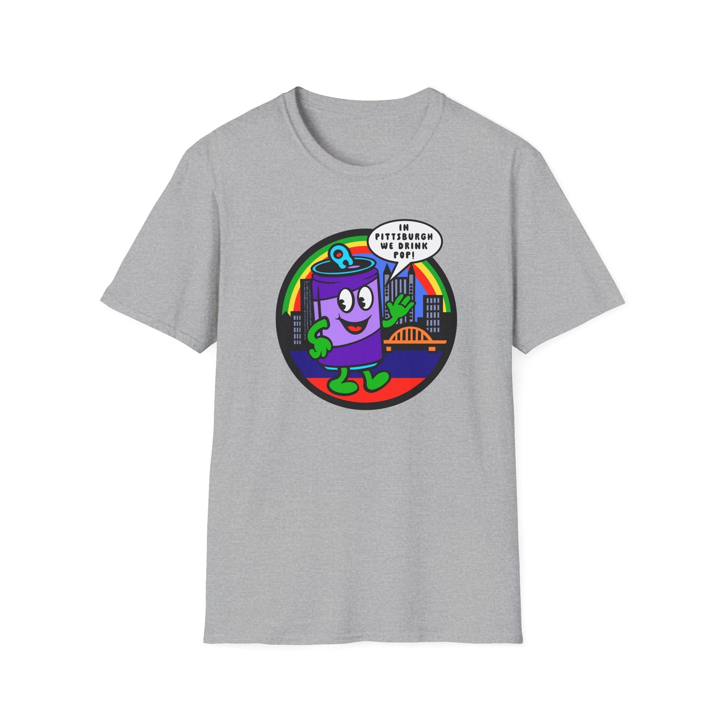 Pittsburgh POP Culture / Pittsburghese: Unisex Softstyle T-Shirt