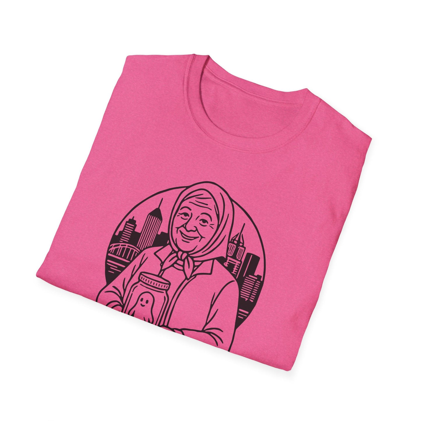 Pittsburgh Pierogi Lady : Unisex Softstyle T-shirt