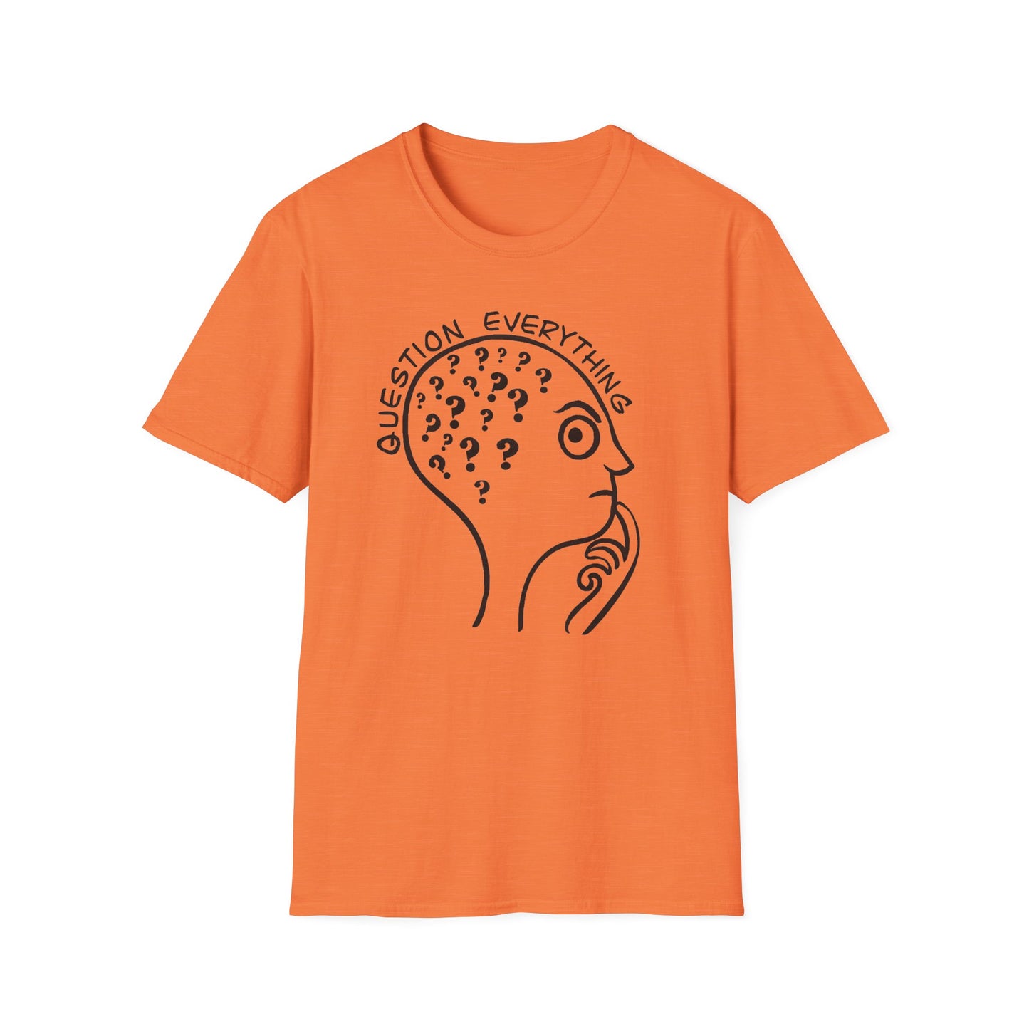 Question Everything : Unisex Softstyle T-Shirt