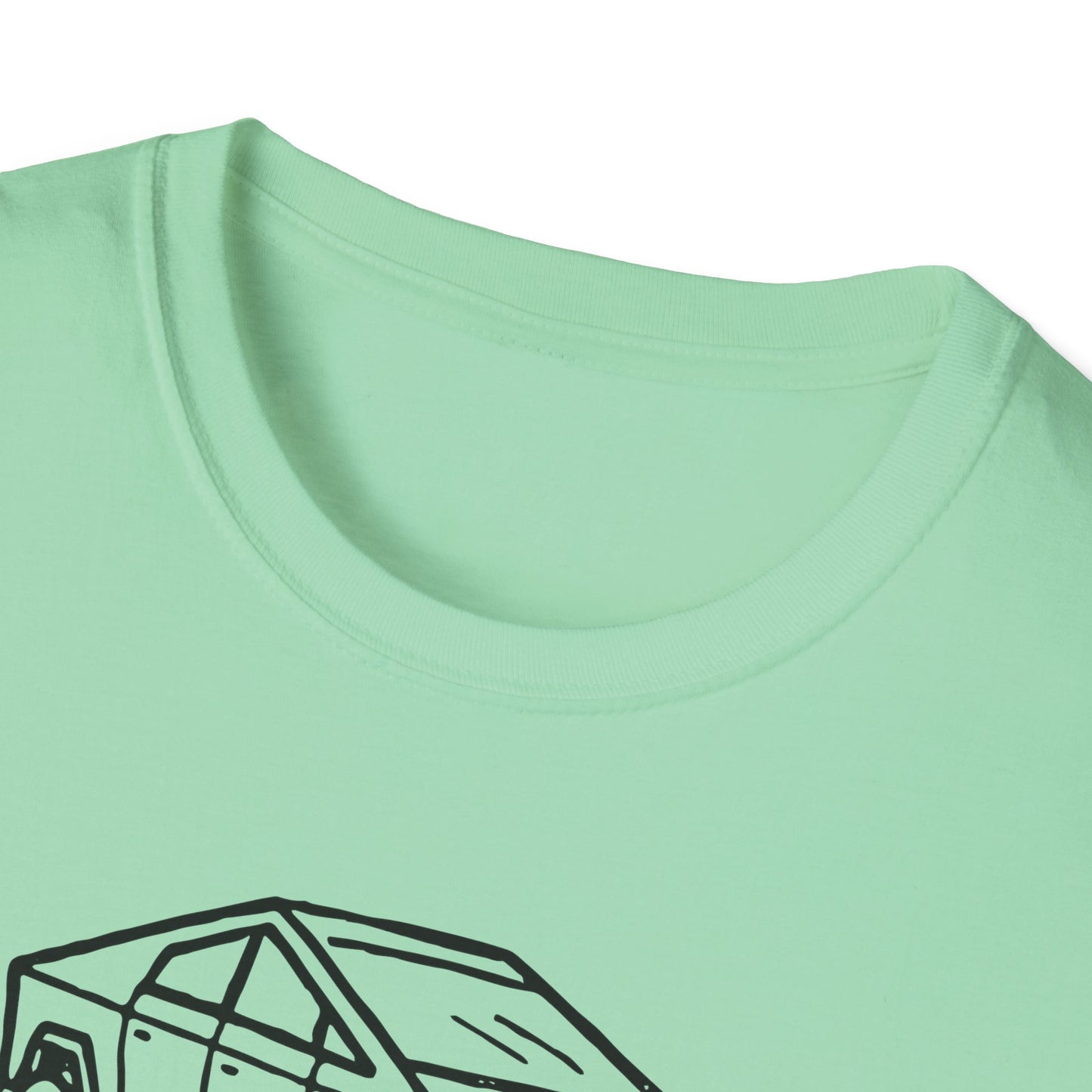 "Grab him by the TESLAcles" Unisex Softstyle T-shirt