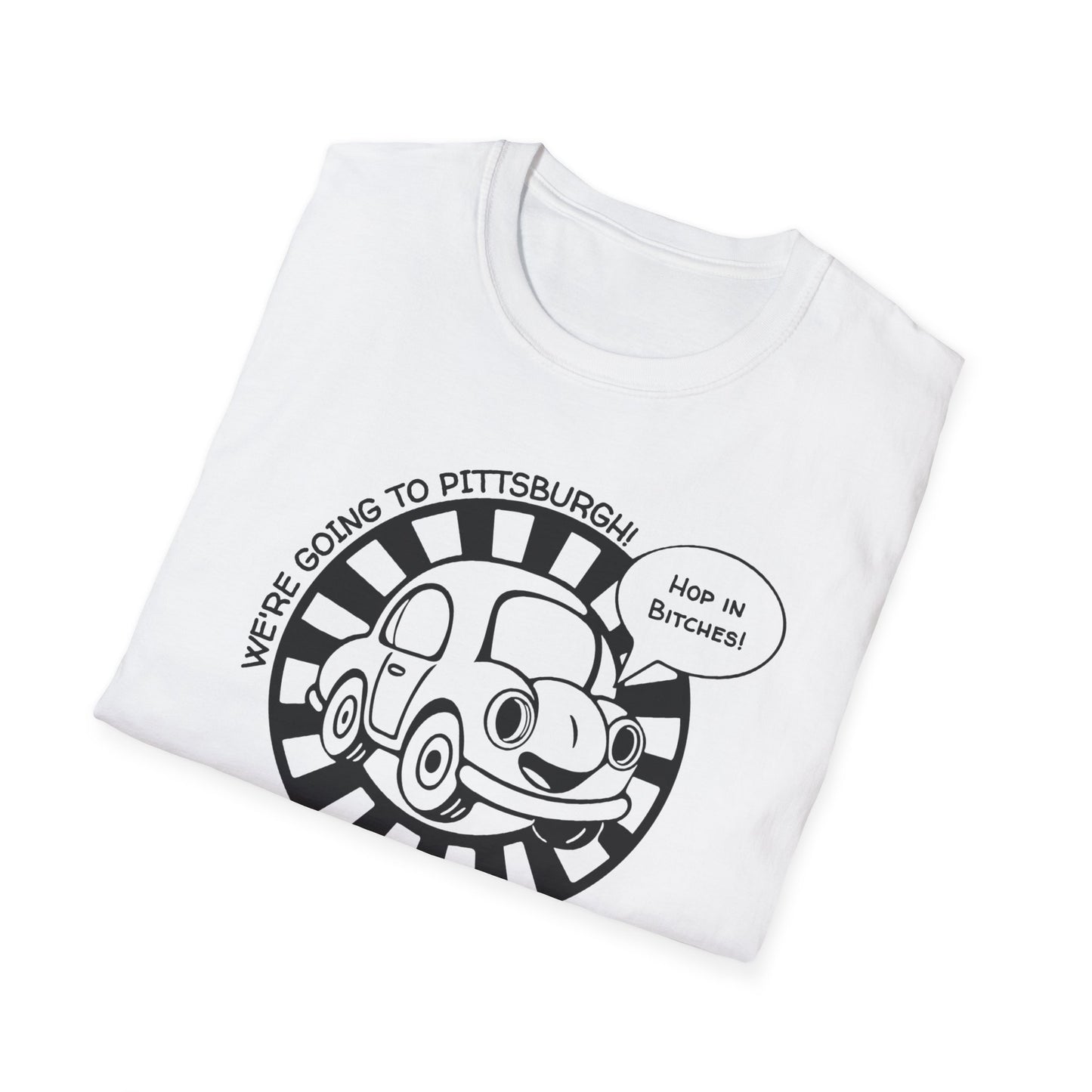 Pittsburgh Roadtrip Adventure Unisex SoftStyle T-shirt
