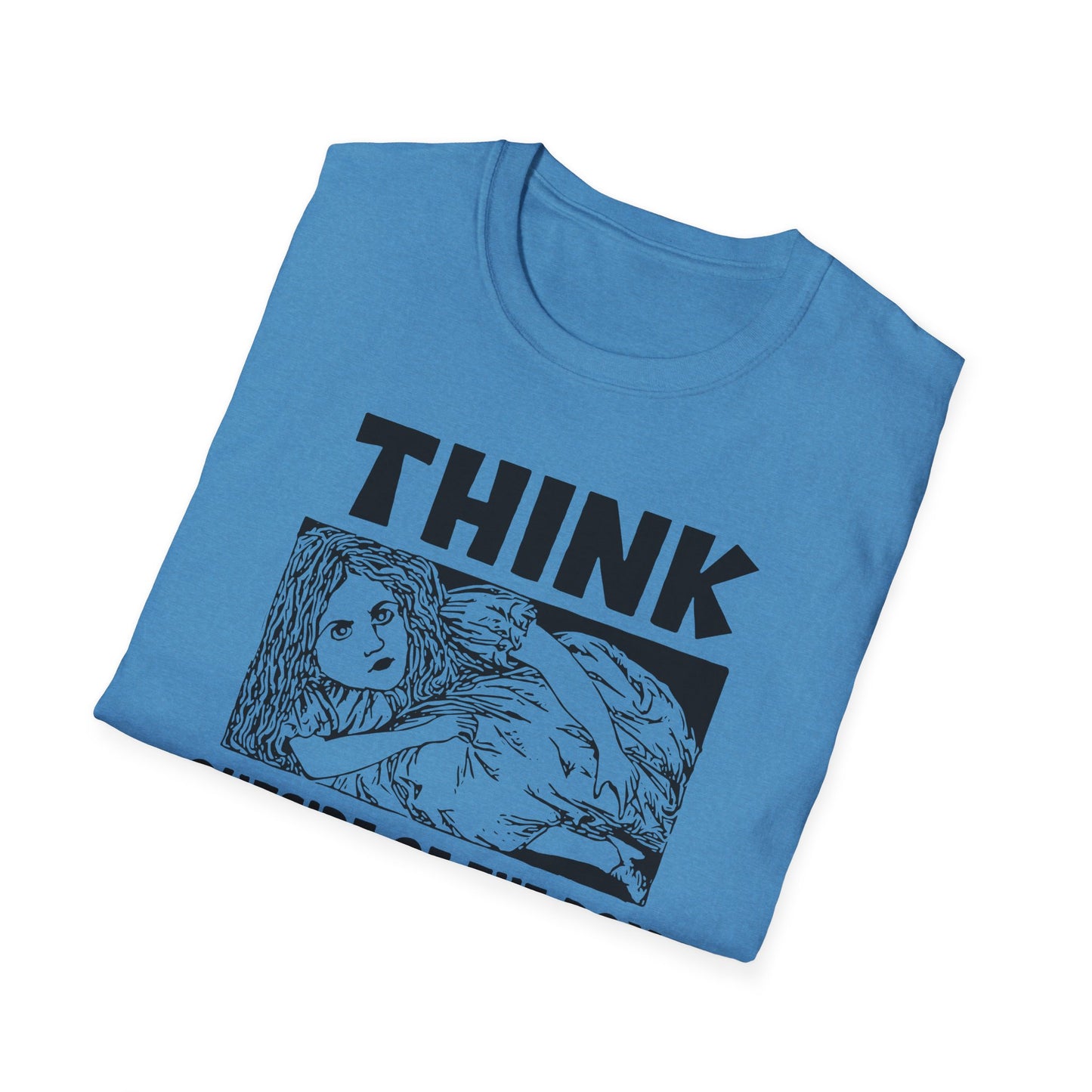 Think Outside of the Box : Unisex Softstyle T-Shirt