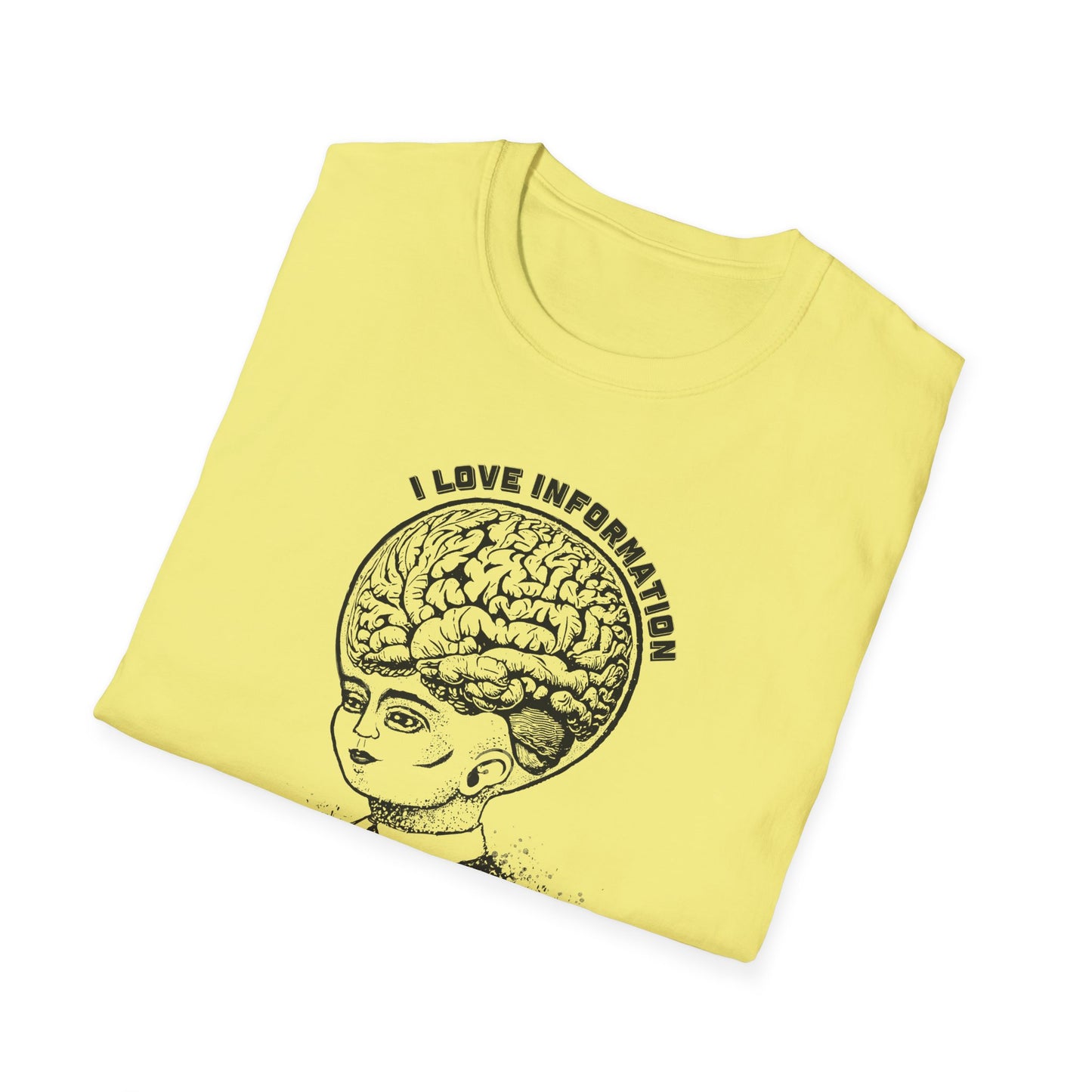 "I Love Information" Unisex Softstyle T-shirt