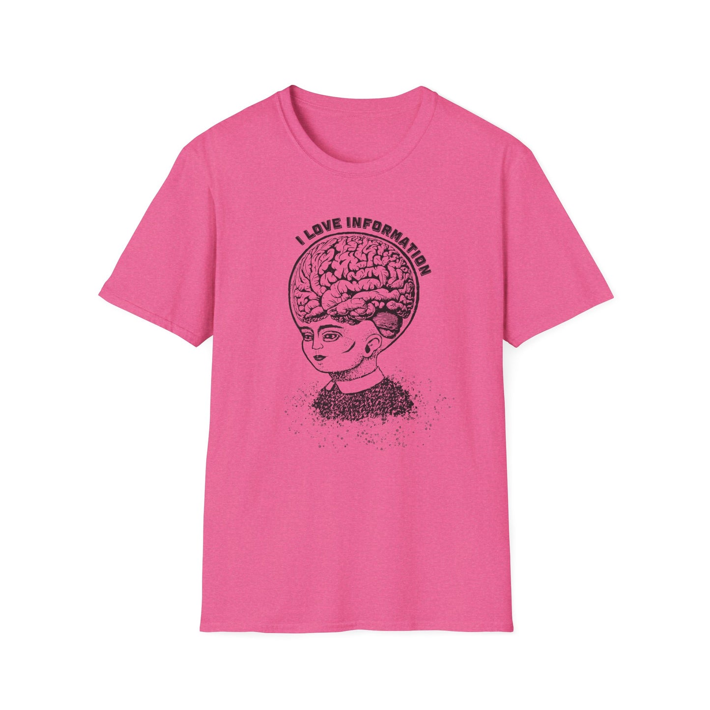 "I Love Information" Unisex Softstyle T-shirt