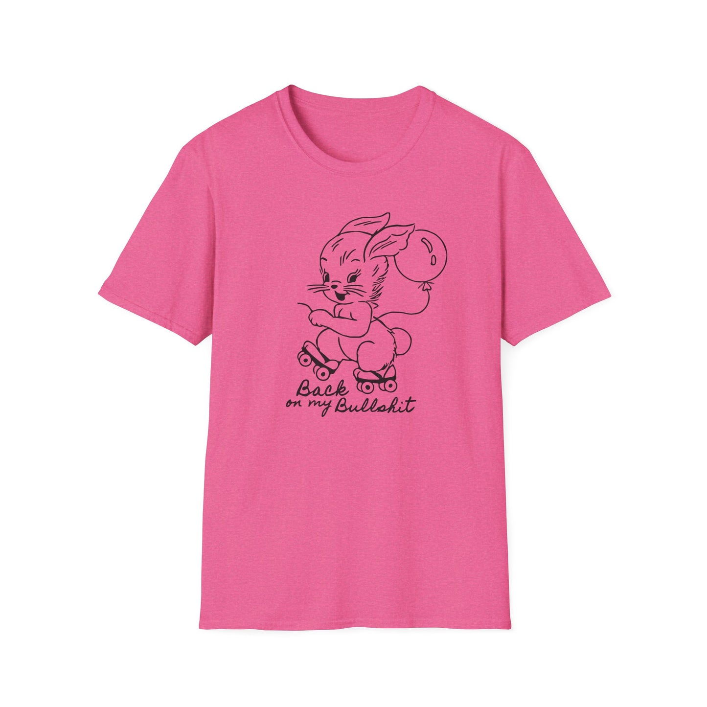 "Back on My Bullshit" Chaos Bunny Unisex T-shirt