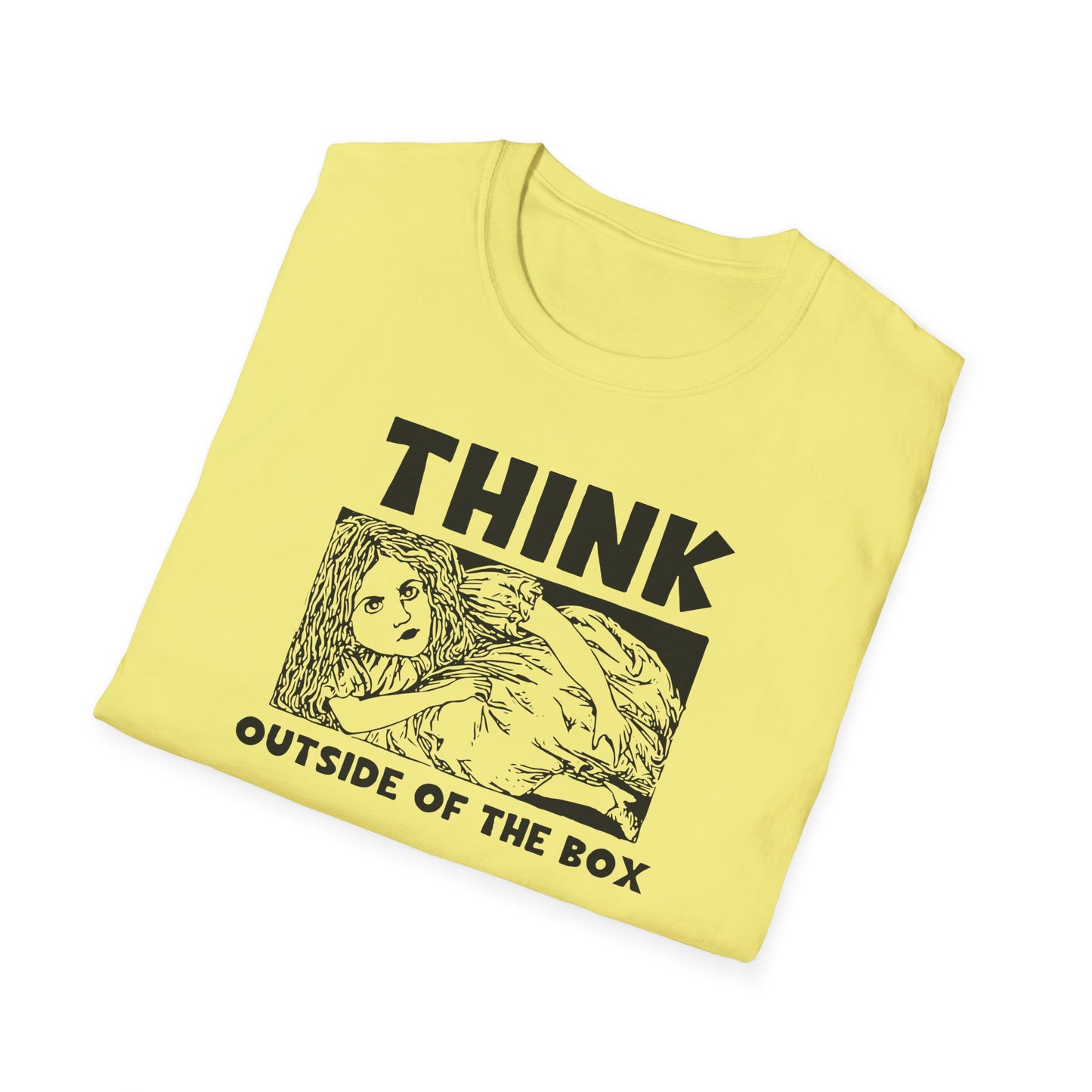 “Think Outside of the Box” Unisex Softstyle T-Shirt