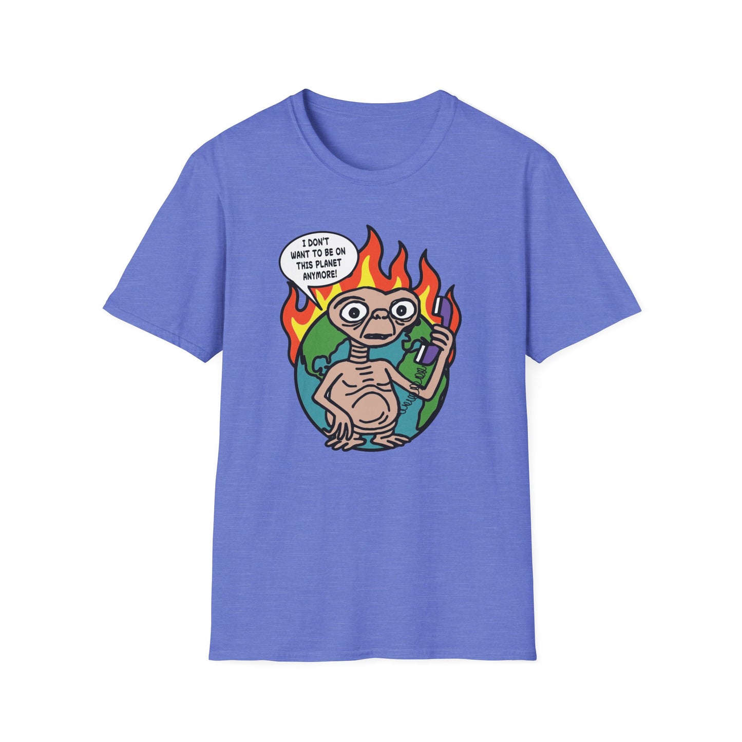 Retro 80's Pop Culture / Phone Home Unisex Softstyle Tee