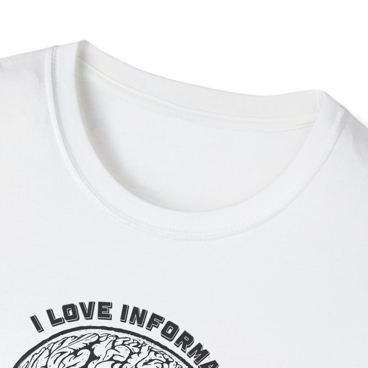 "I Love Information" Unisex Softstyle T-shirt