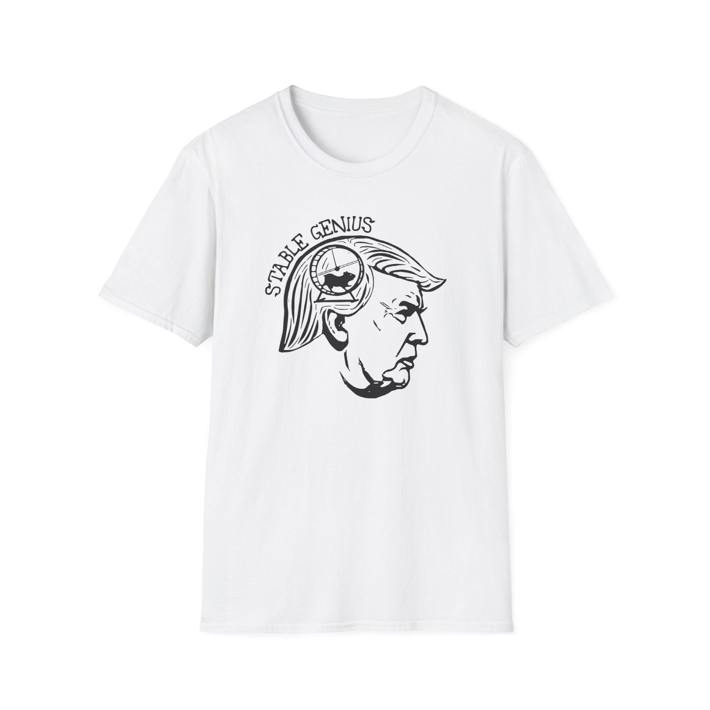 Stable Genius / Political Humor : Unisex Softstyle T-shirt