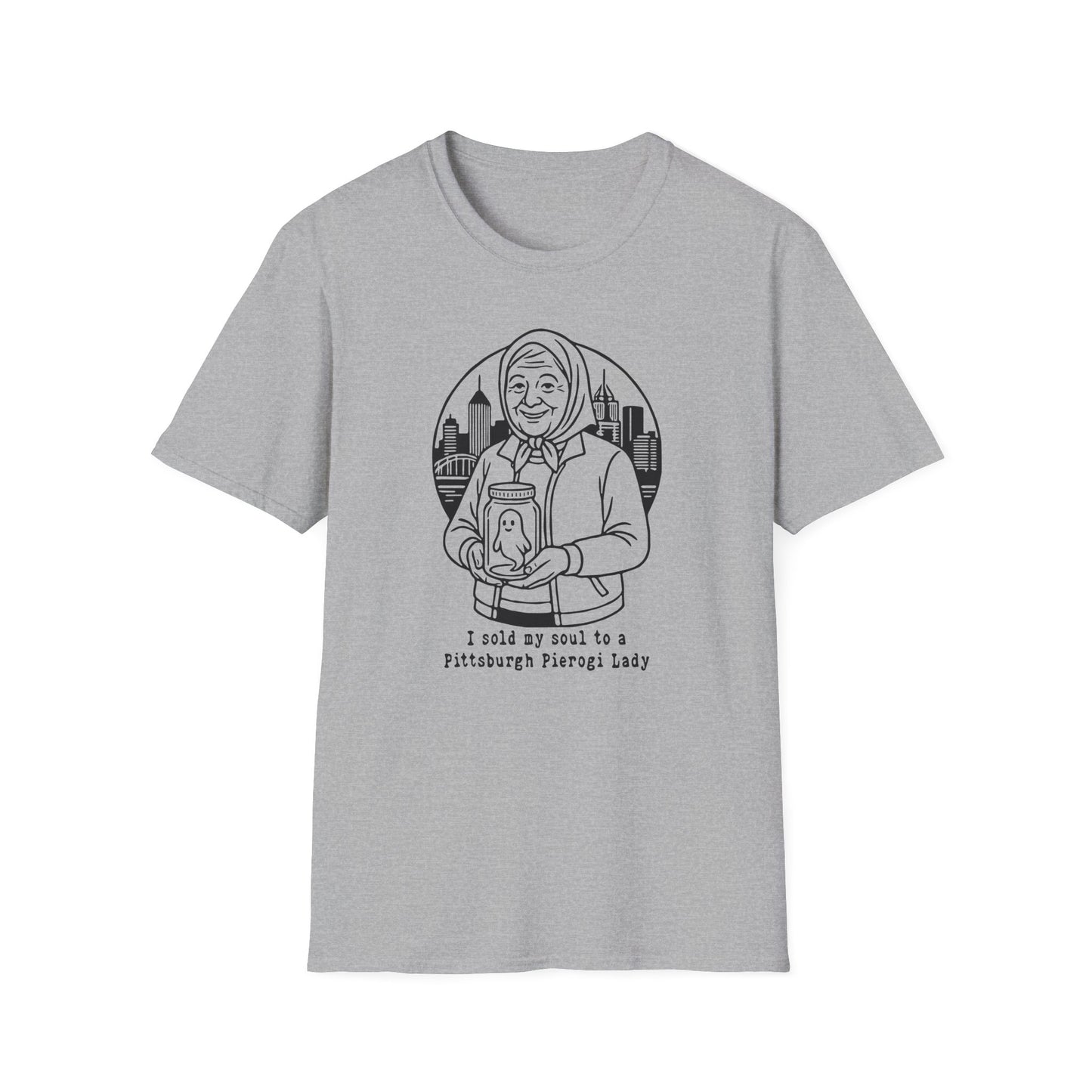 "Pittsburgh Pierogi Lady" Unisex Softstyle T-shirt
