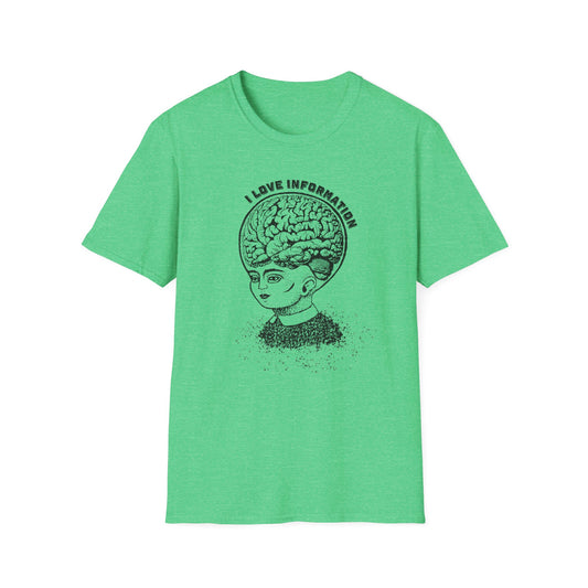 "I Love Information" Unisex Softstyle T-shirt