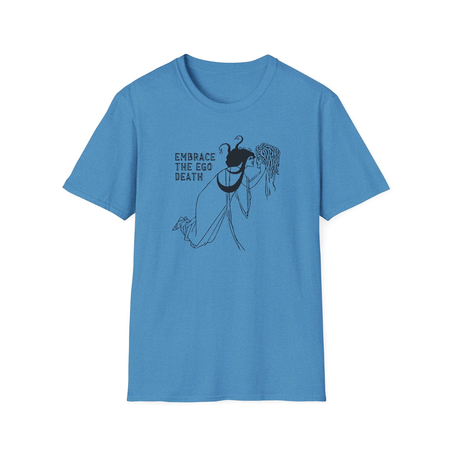 Embrace the Ego Death Unisex Softstyle T-Shirt - Perfect for Self-Discovery and Mindfulness