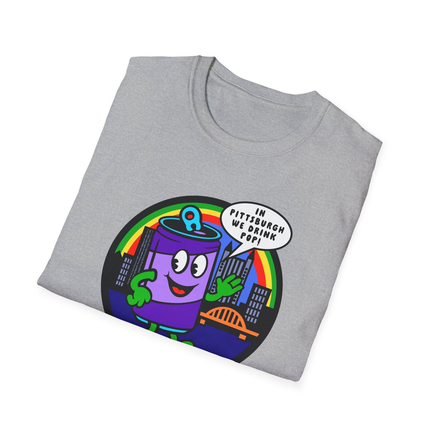 Pittsburgh POP Culture / Pittsburghese: Unisex Softstyle T-Shirt
