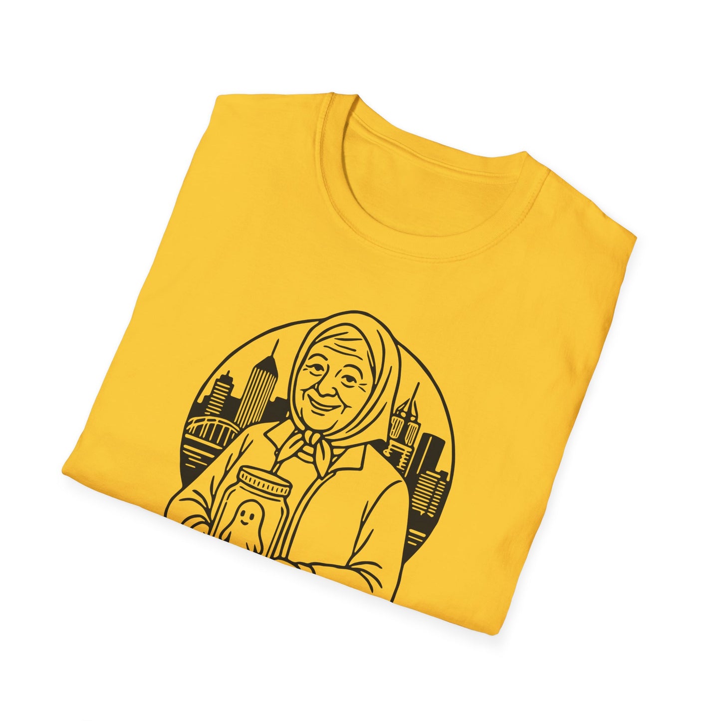 Pittsburgh Pierogi Lady : Unisex Softstyle T-shirt