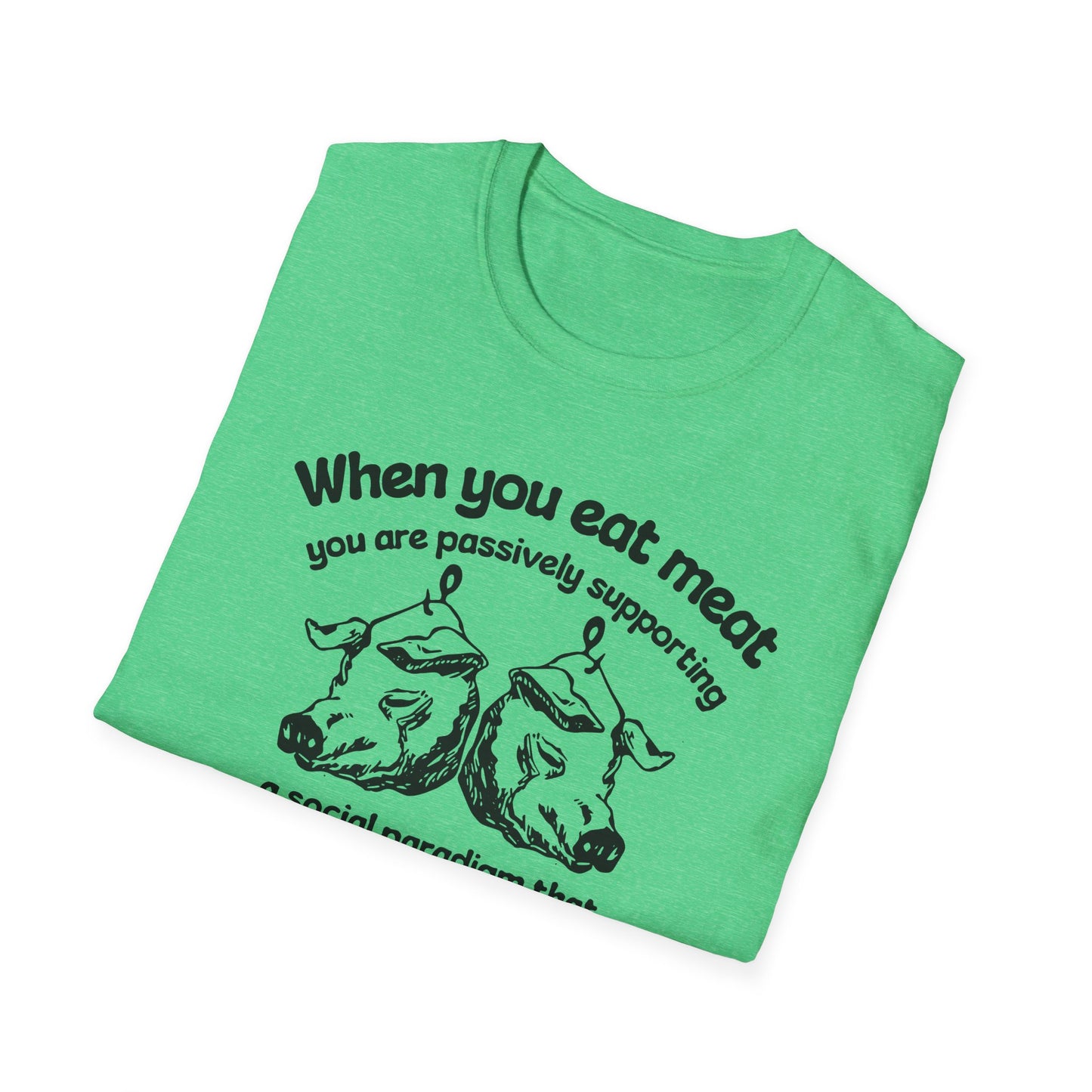 Animal Rights / Paradigm of Cruelty : Unisex Softstyle T-Shirt
