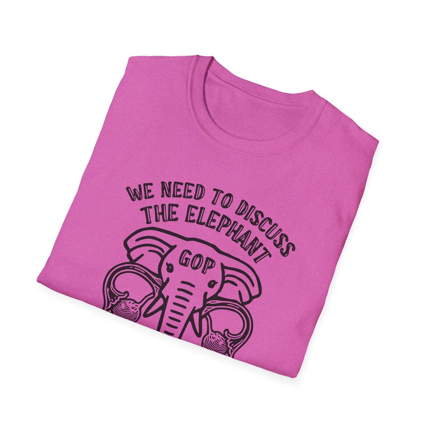 "Elephant in the Womb" Unisex Softstyle T-shirt