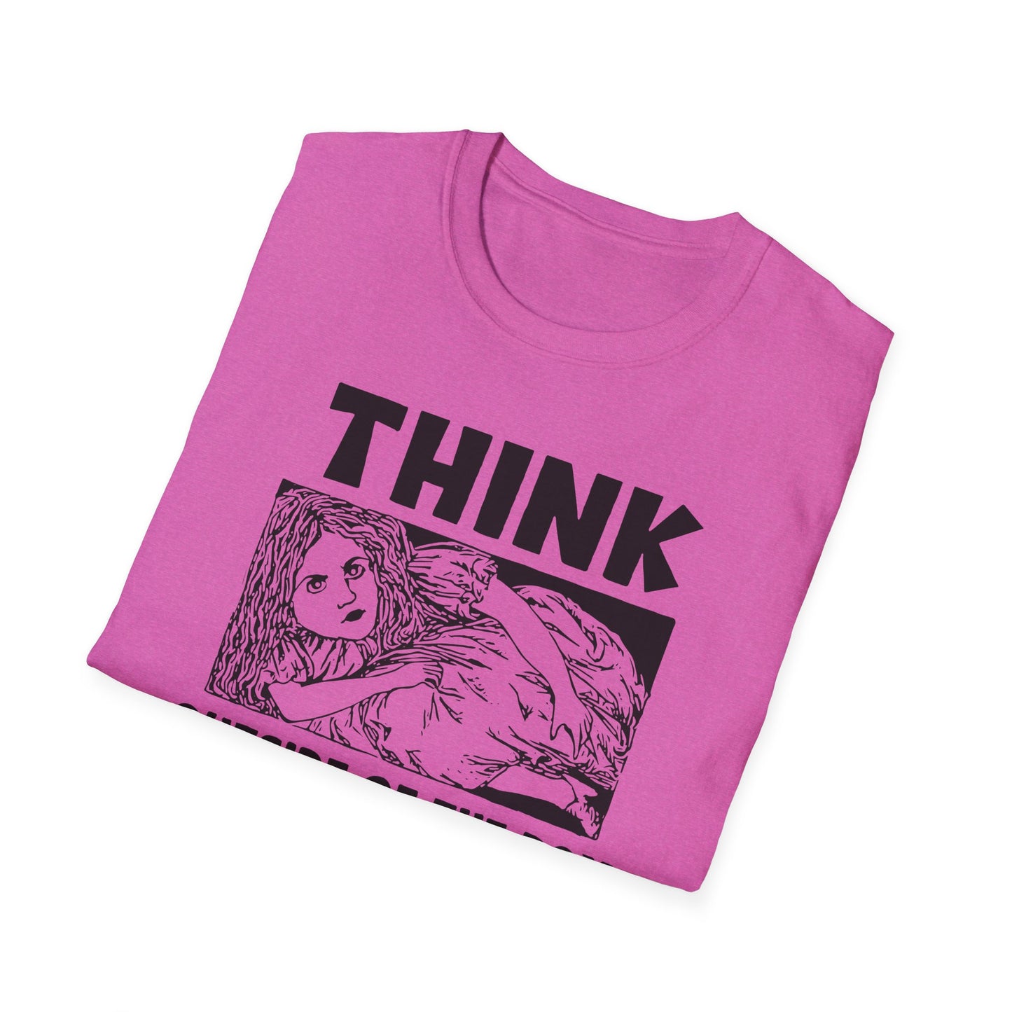 Think Outside of the Box : Unisex Softstyle T-Shirt