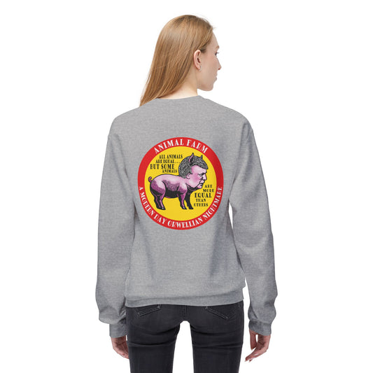 Animal Farm Orwellian Nightmare – Political Satire : Unisex  Sweatshirt with Double-Sided Design