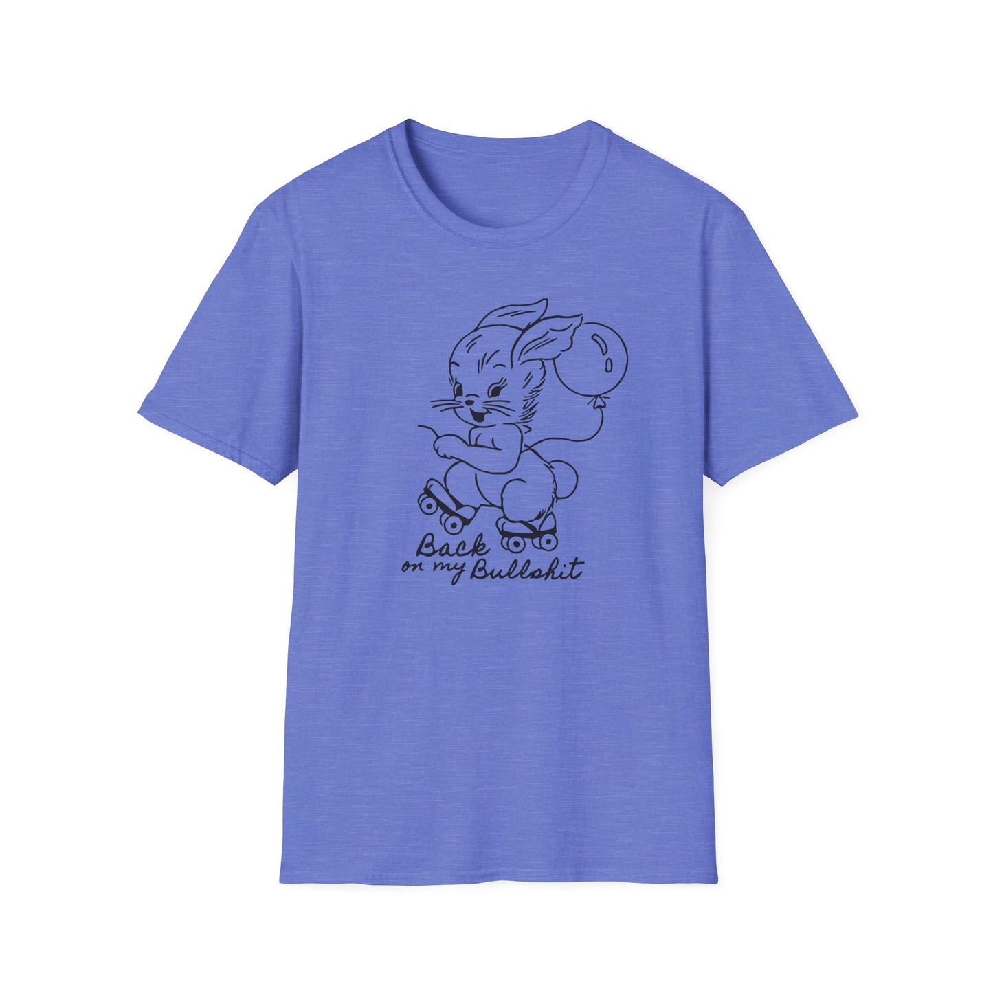 "Back on My Bullshit" Chaos Bunny Unisex T-shirt