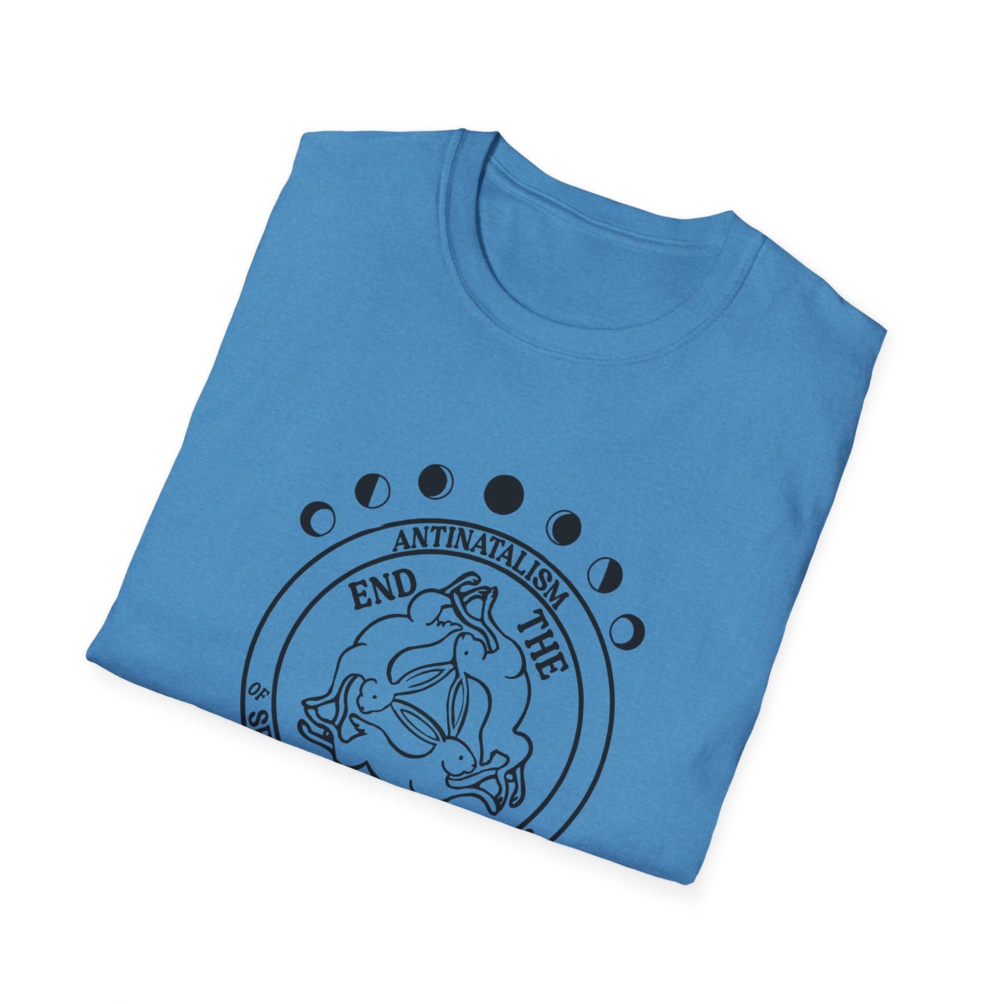 Rabbits and Ouroboros : Unisex Softstyle T-Shirt