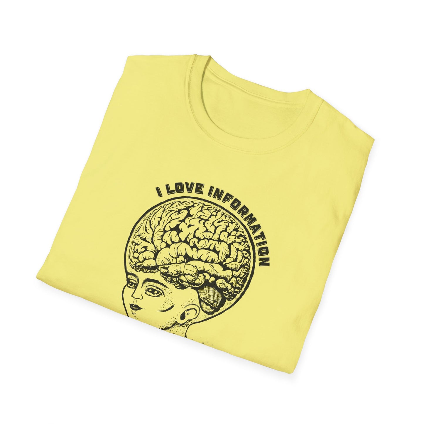 "I Love Information" Unisex Softstyle T-shirt