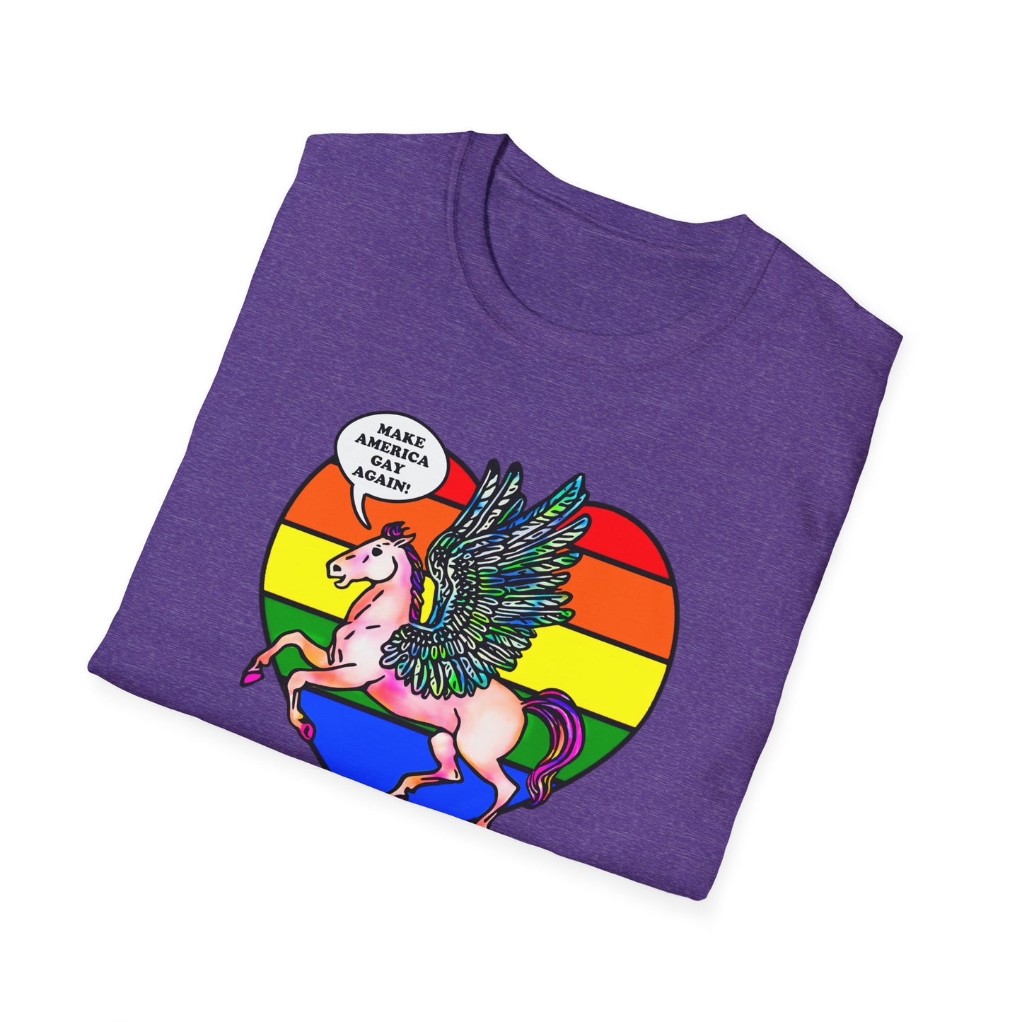 Make America Gay Again! : Unisex Softstyle T-shirt