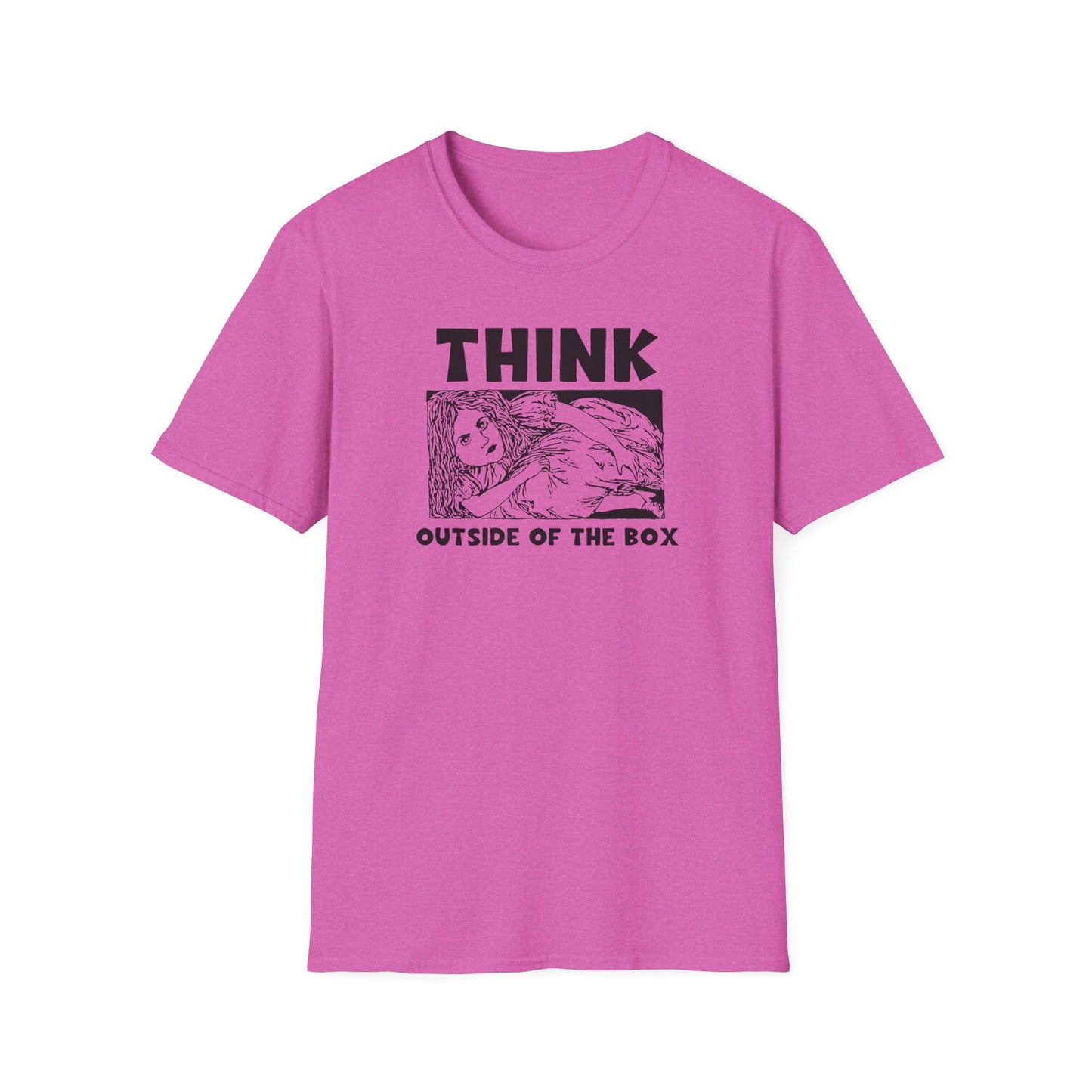 “Think Outside of the Box” Unisex Softstyle T-Shirt