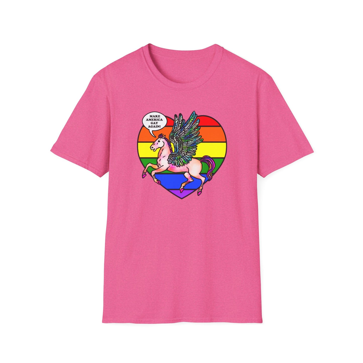 Make America Gay Again! : Unisex Softstyle T-shirt