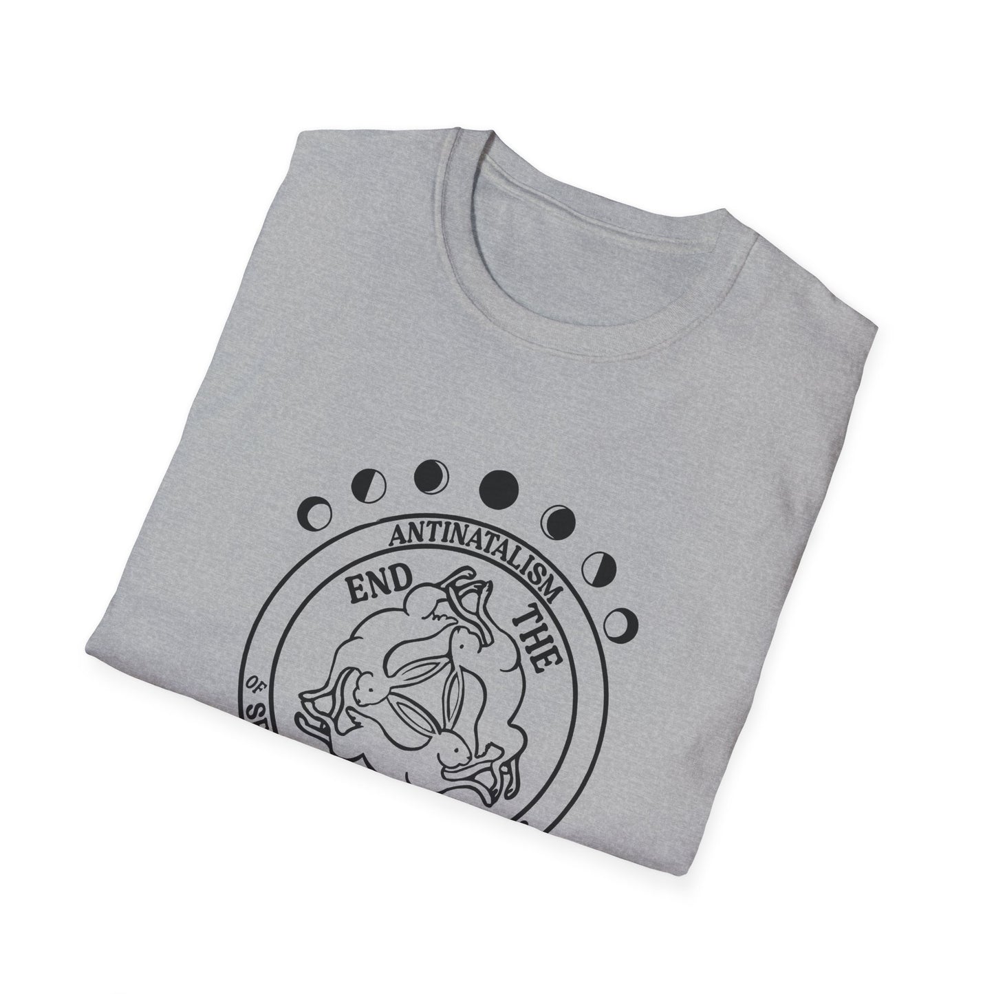 Rabbits and Ouroboros : Unisex Softstyle T-Shirt