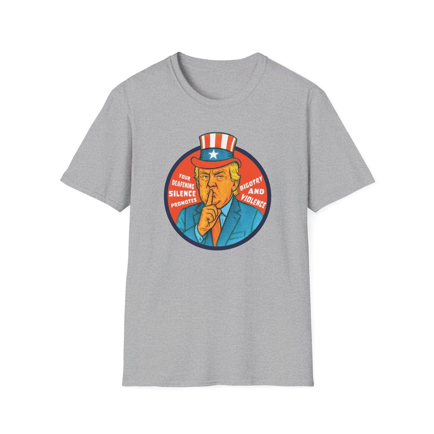 Silence Promotes Violence : Unisex Softstyle T-shirt